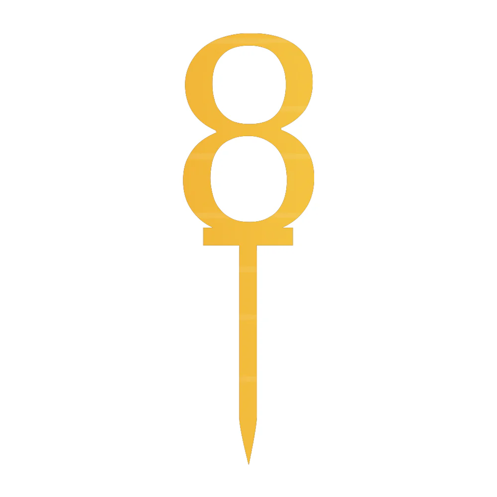 8 Number cake topper - Image 2