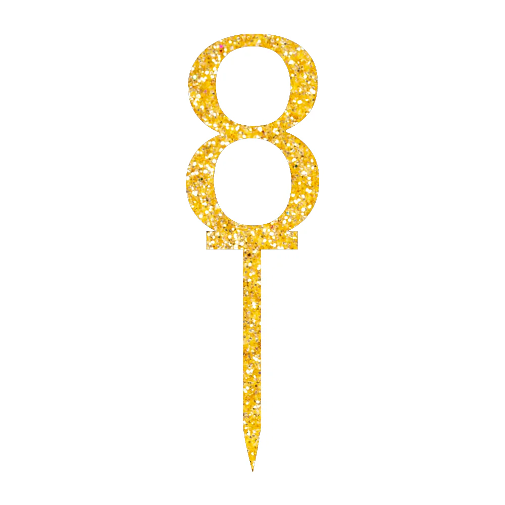 8 Number cake topper - Image 3