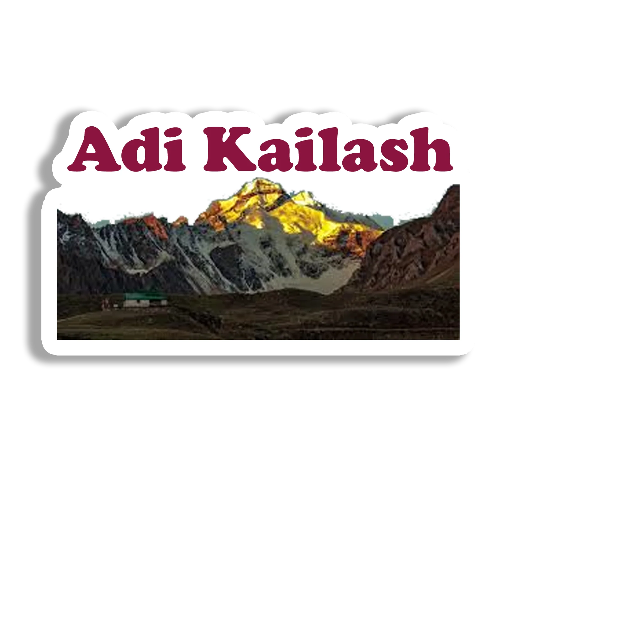 Adi Kailash Souvenir Fridge Magnet \\