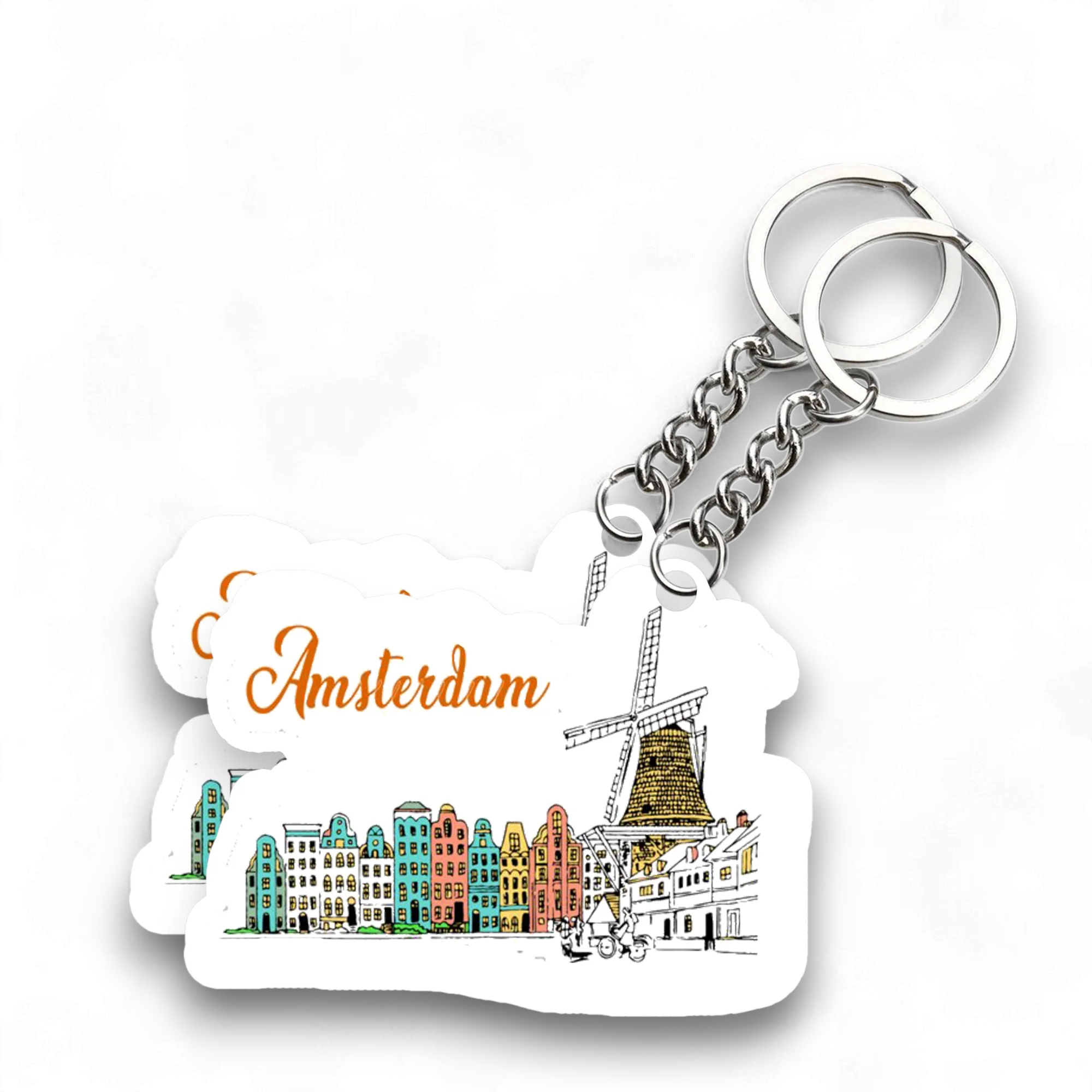 Amsterdam Beautiful Key chain ( Set of 2 ) - Image 2