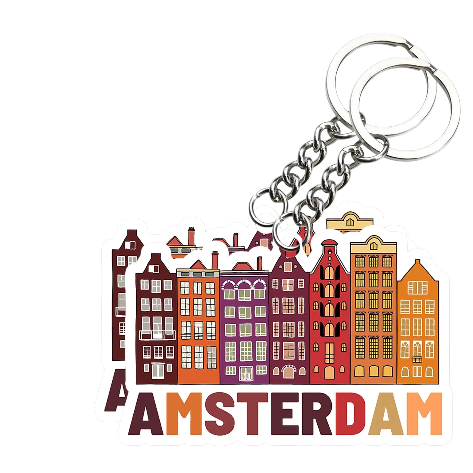 Amsterdam Best City Key chain ( Set of 2 ) - Image 2