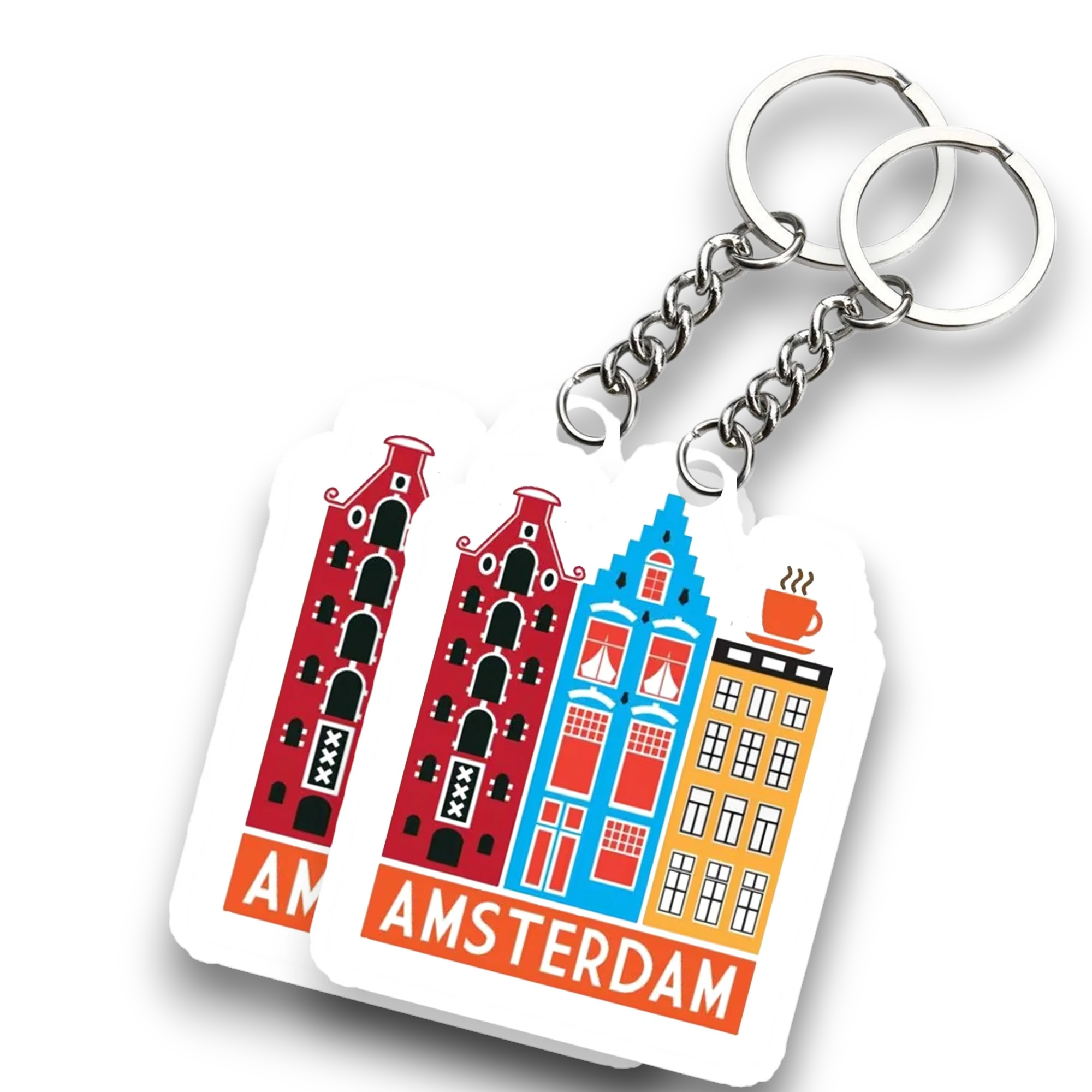 Amsterdam City  Key chain ( Set of 2 ) - Image 2