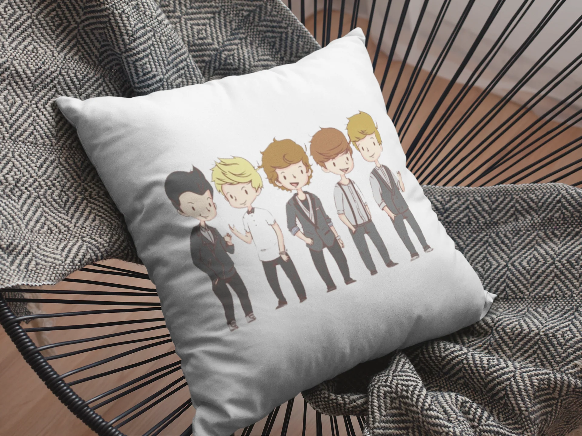 One Direction Printed Cushion - Image 2