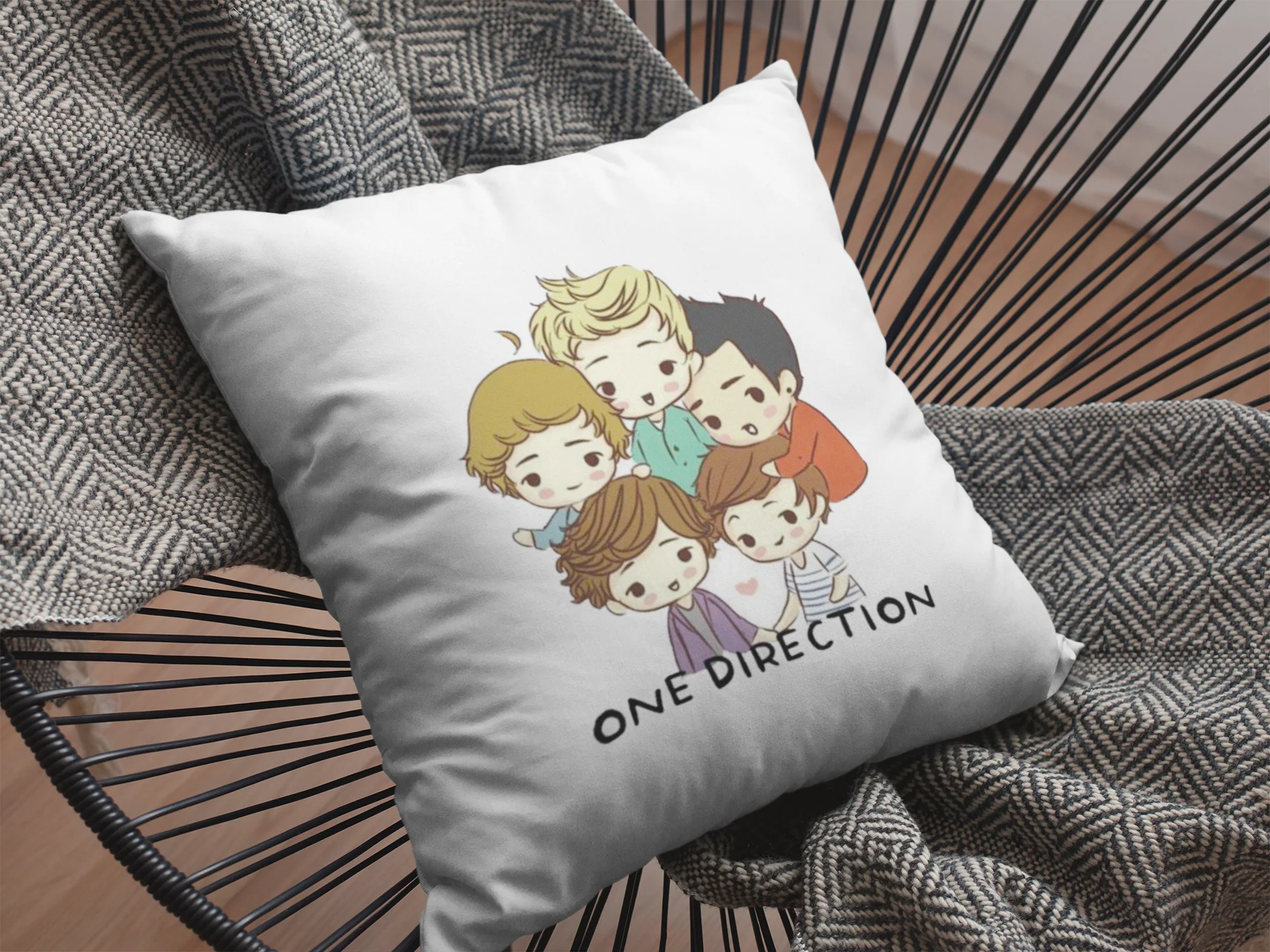 One Direction Printed Cushion - Image 2