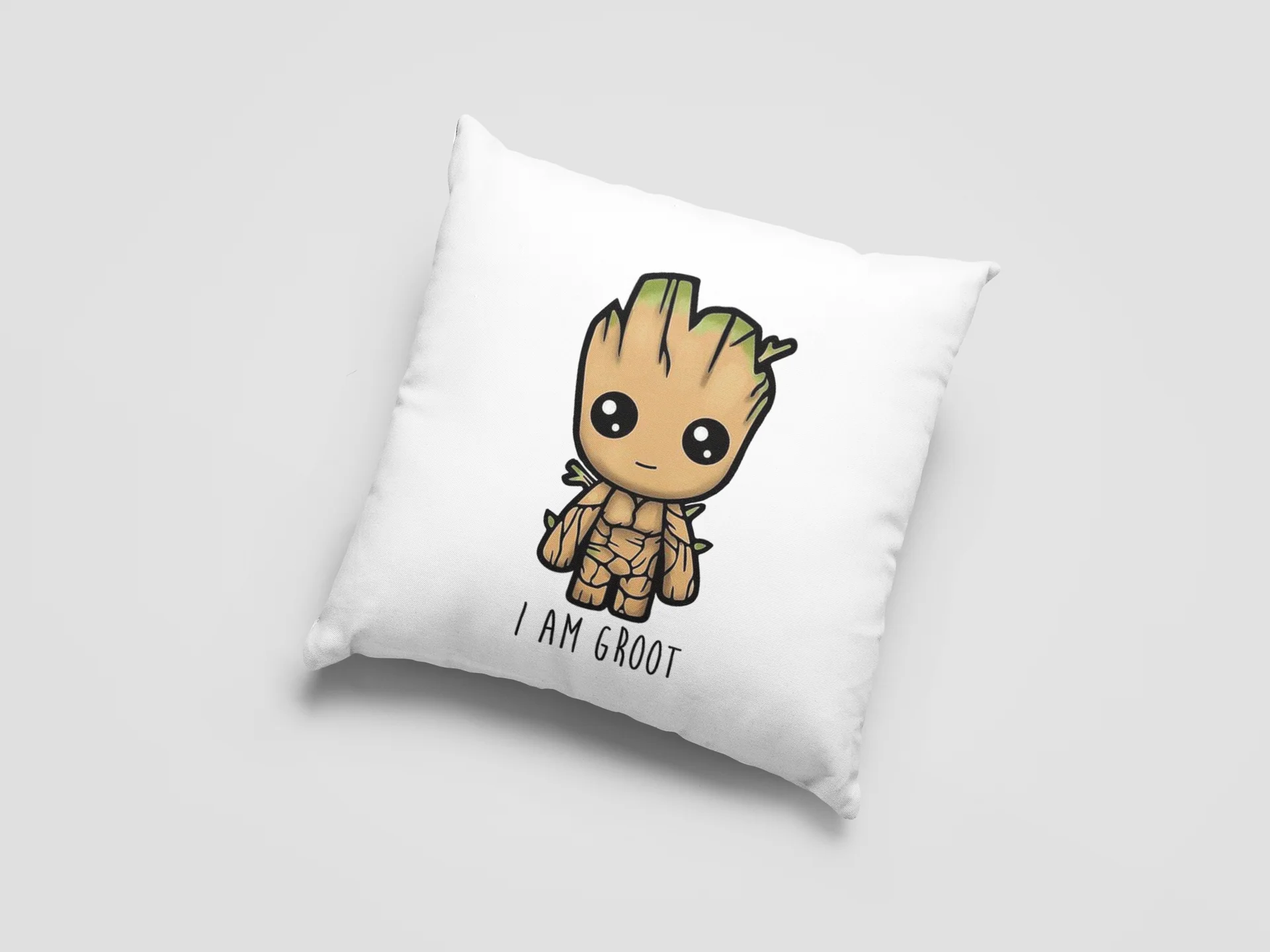 Baby Groot Printed Cushion