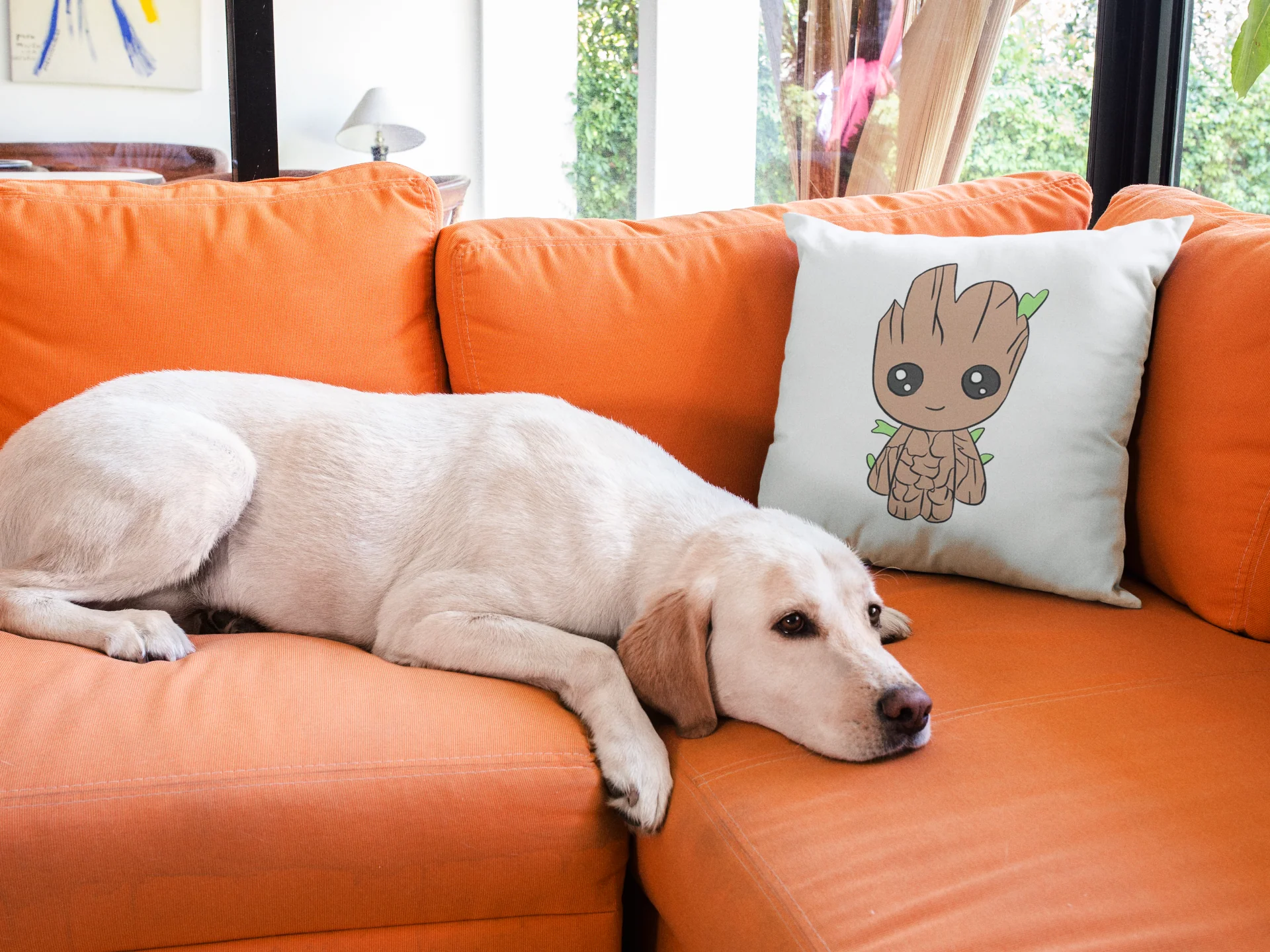 Baby Groot Printed Cushion - Image 3