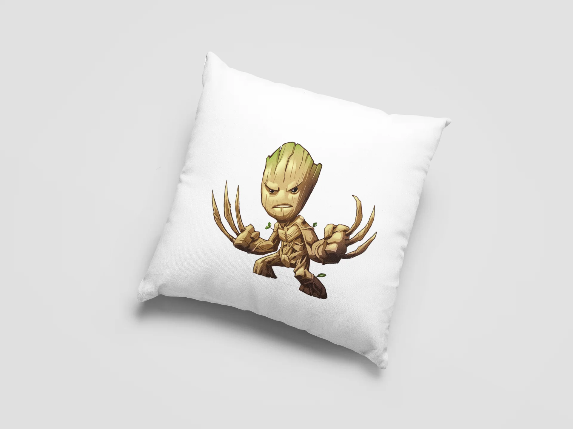 Baby Groot Printed Cushion
