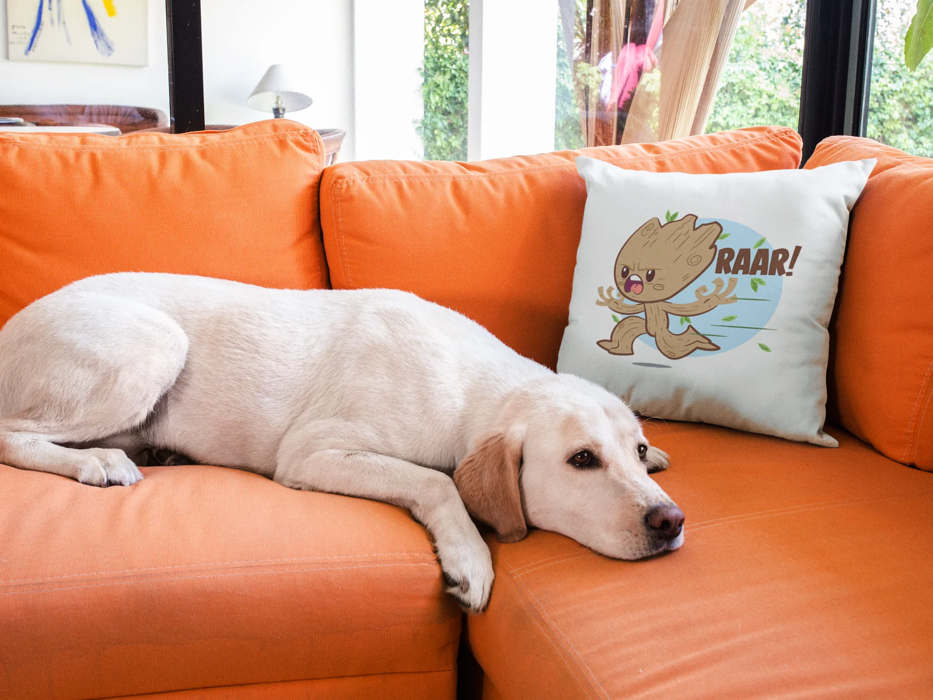 Baby Groot Printed Cushion - Image 3