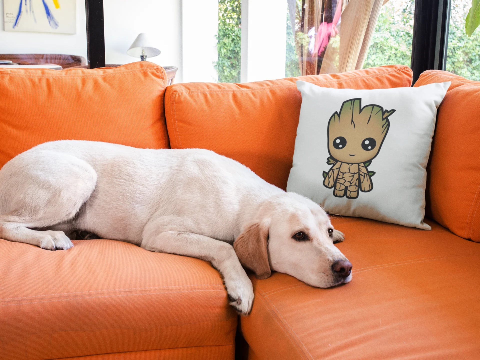 Baby Groot Printed Cushion - Image 3