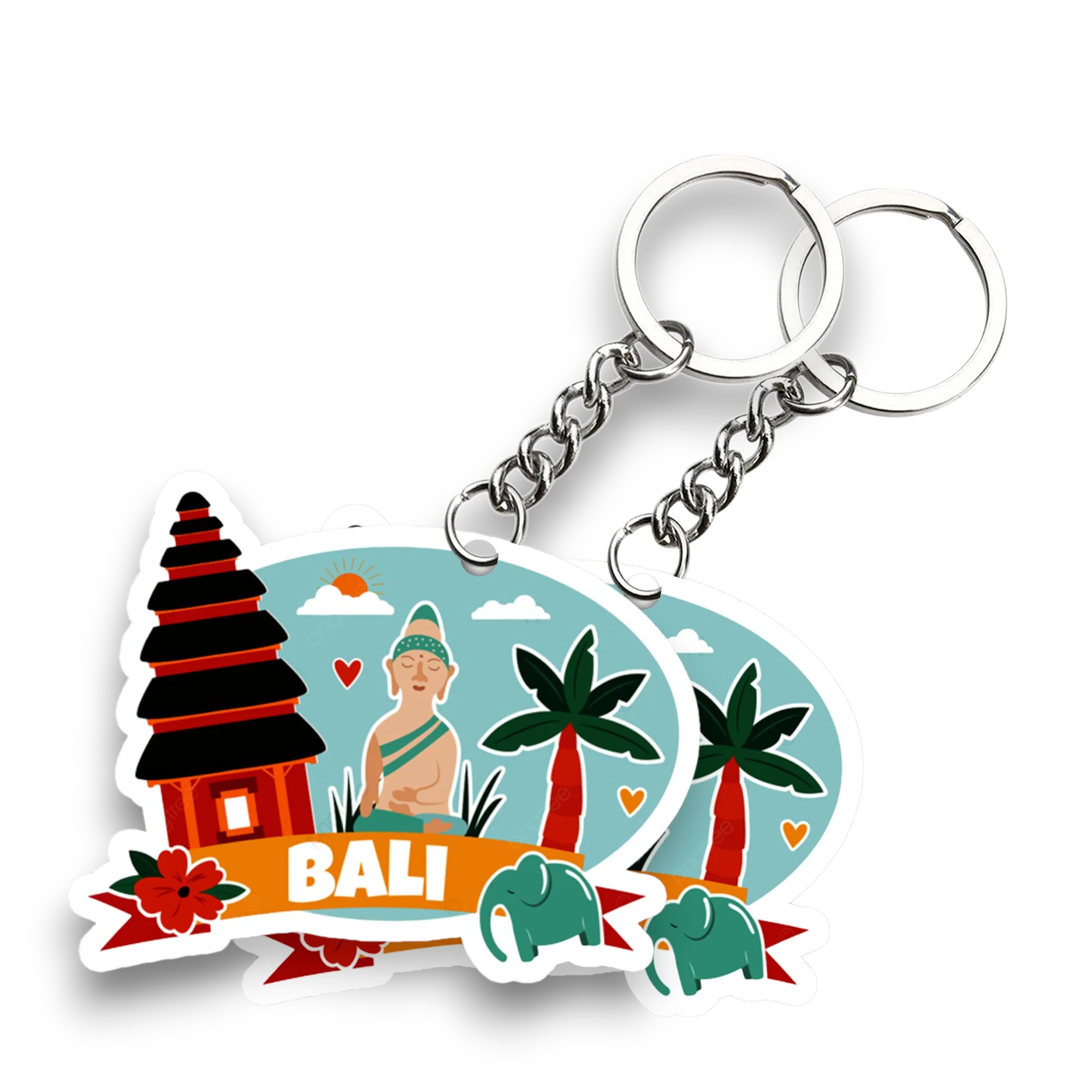 Bali Key chain ( Set of 2 ) - Image 2