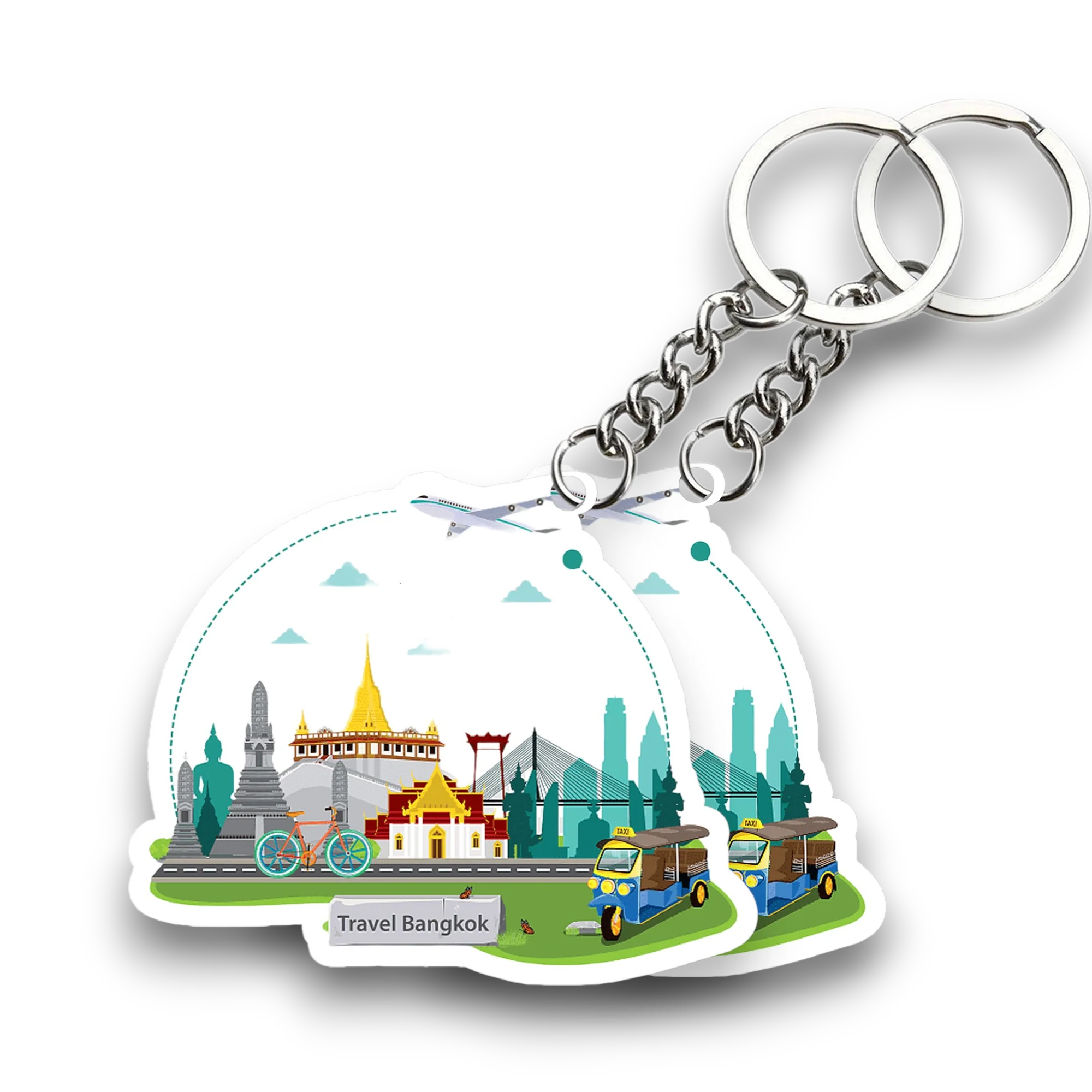 Bangkok Key chain ( Set of 2 ) - Image 2