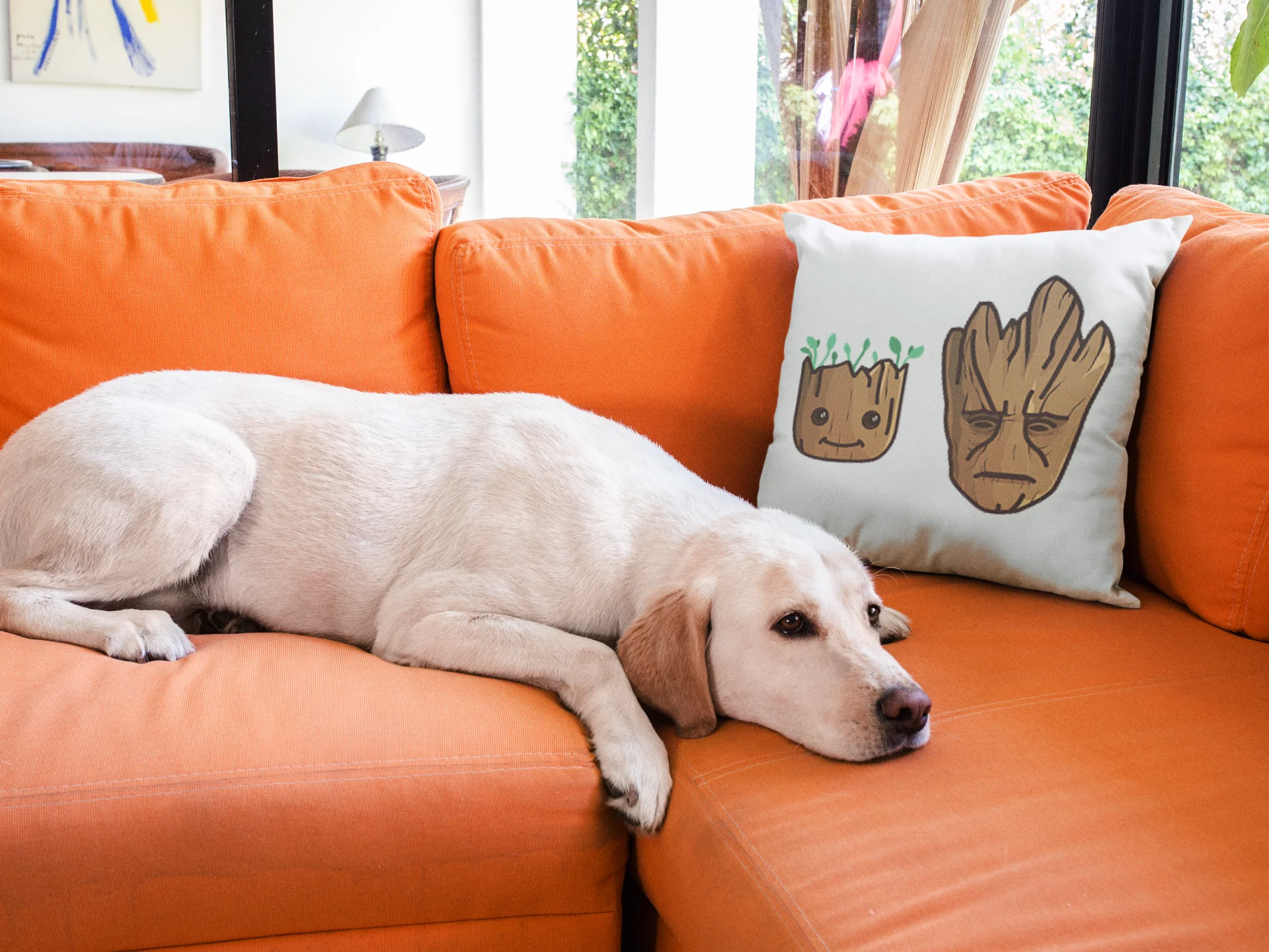 Baby Groot Printed Cushion - Image 3