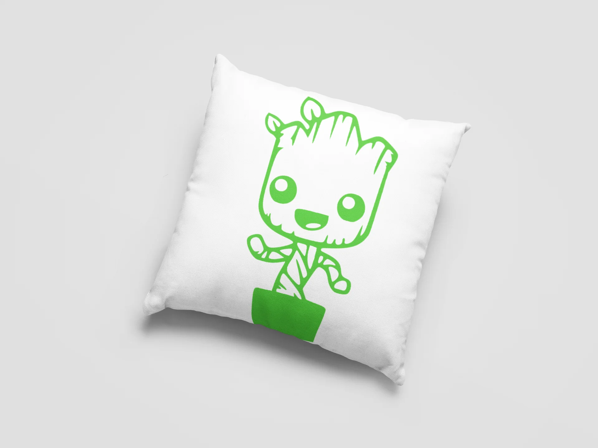 Baby Groot Printed Cushion