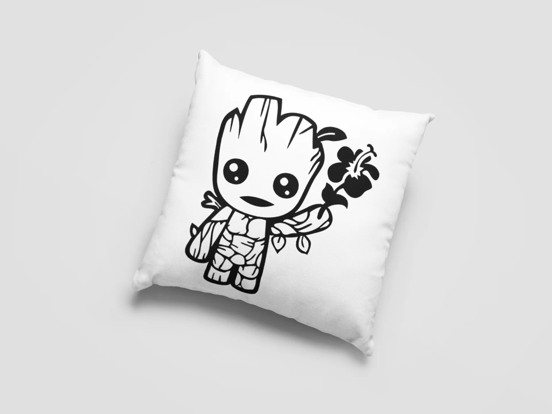 Baby Groot Printed Cushion