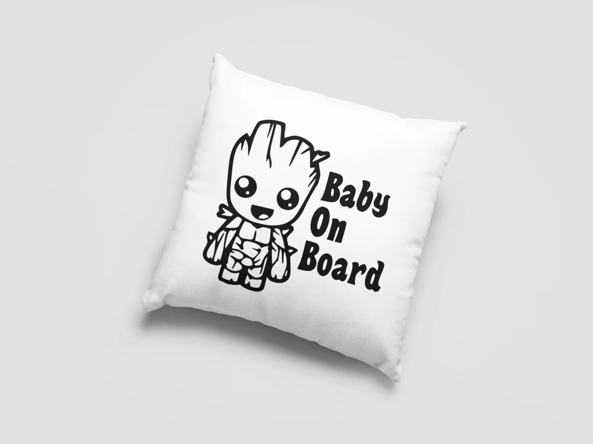 Baby Groot Printed Cushion