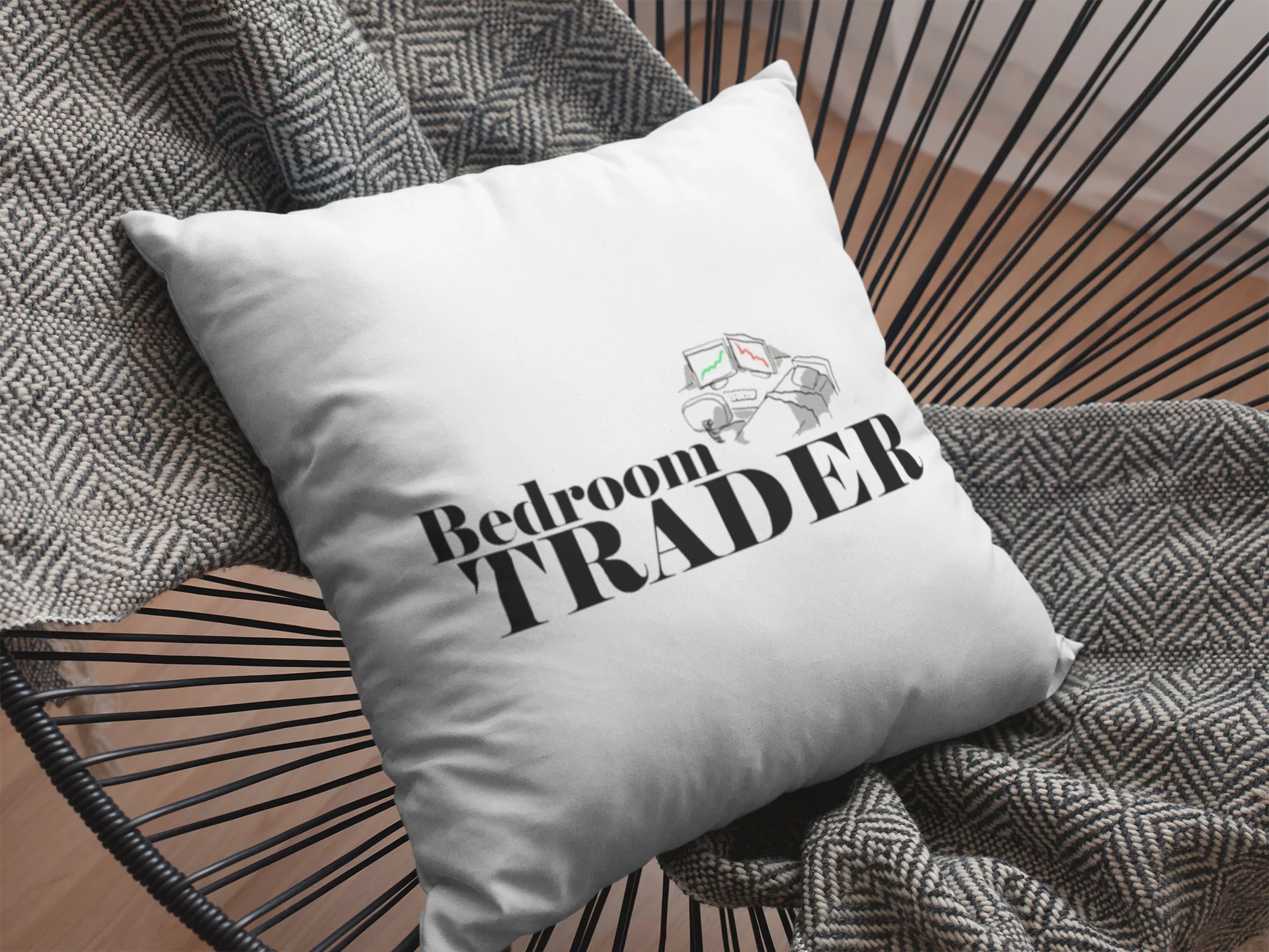 Trader Printed Cushion - Image 2