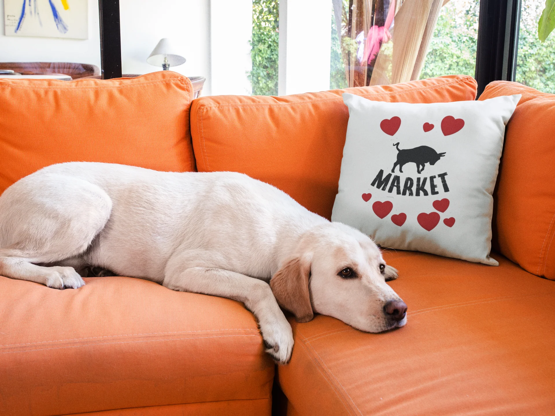 Market Printed Cushion - Image 3