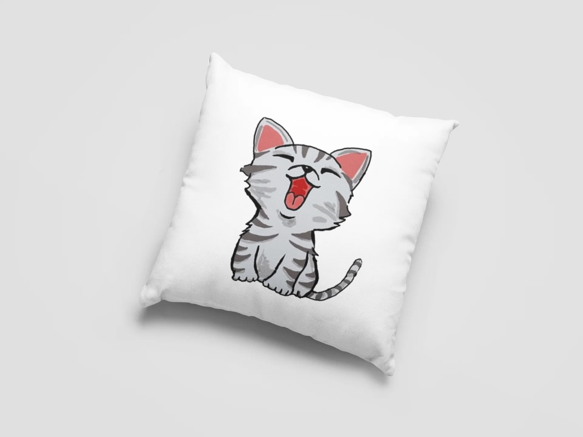 Cat Printed Cushion