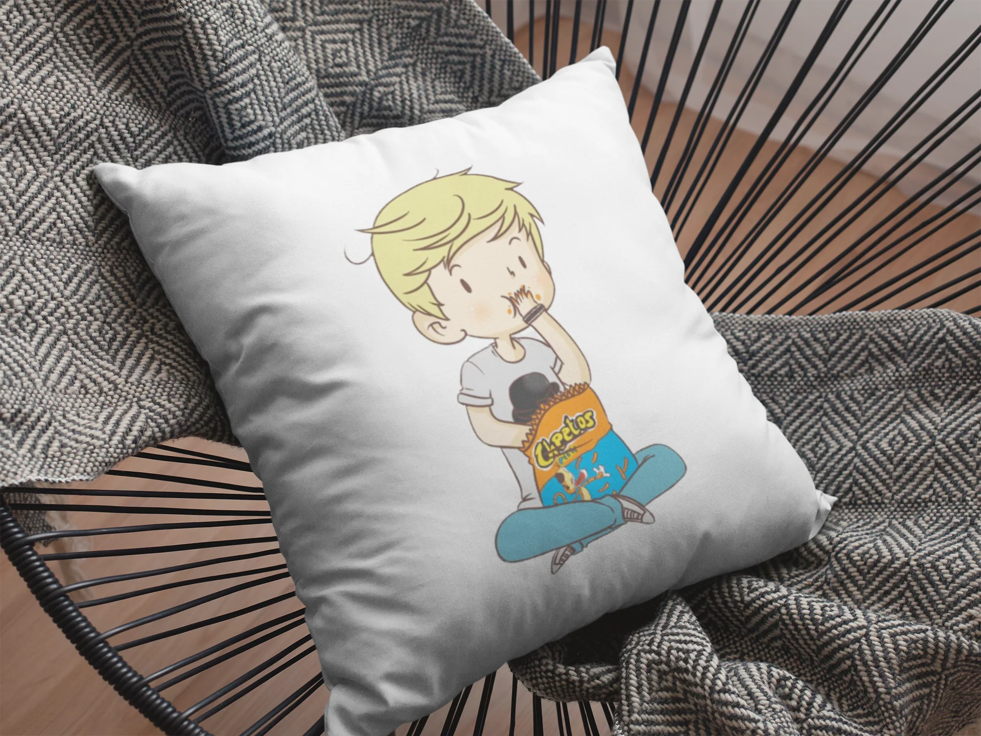 Boy Printed Cushion - Image 2