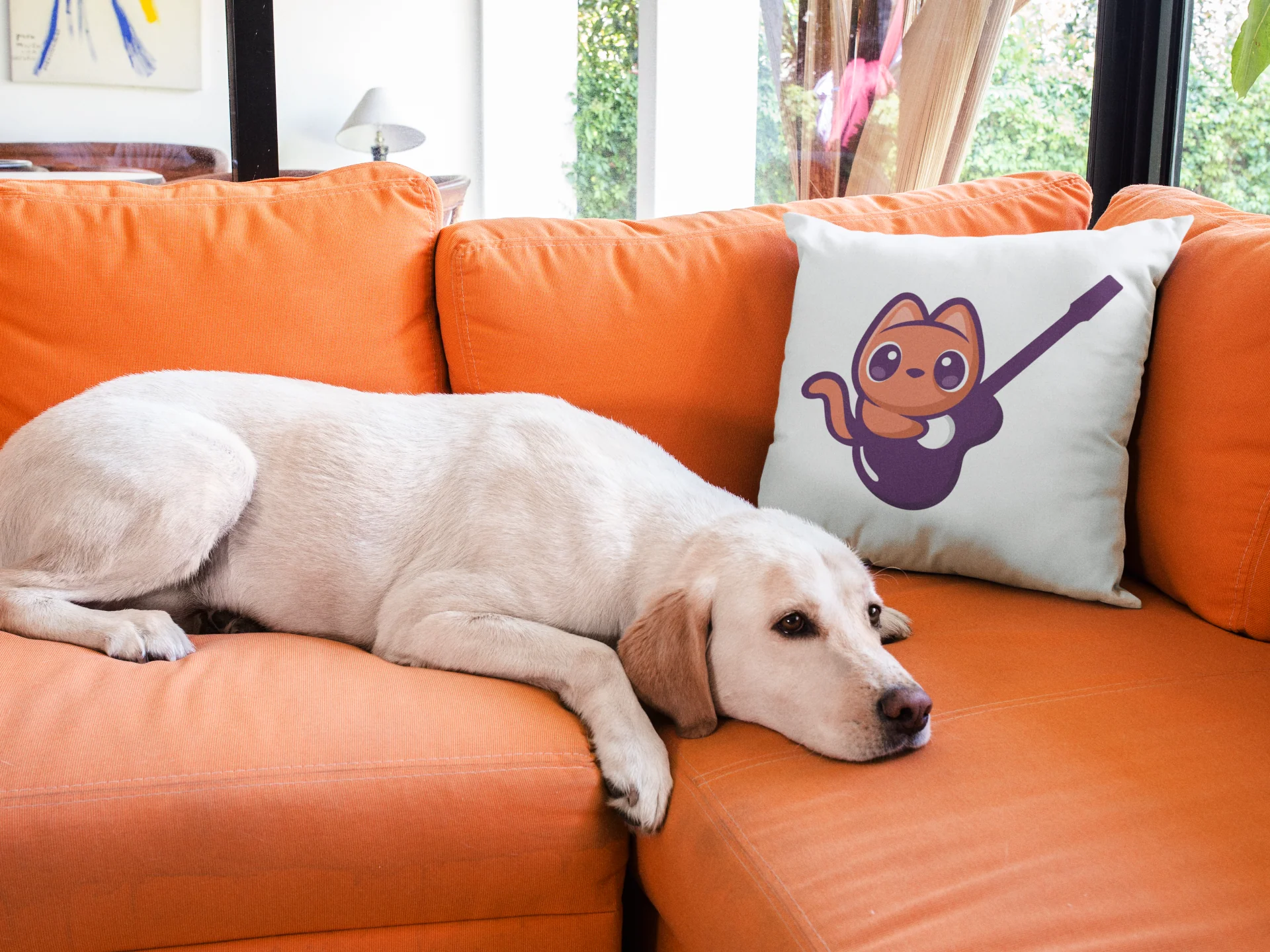 Beatles Printed Cushion - Image 3