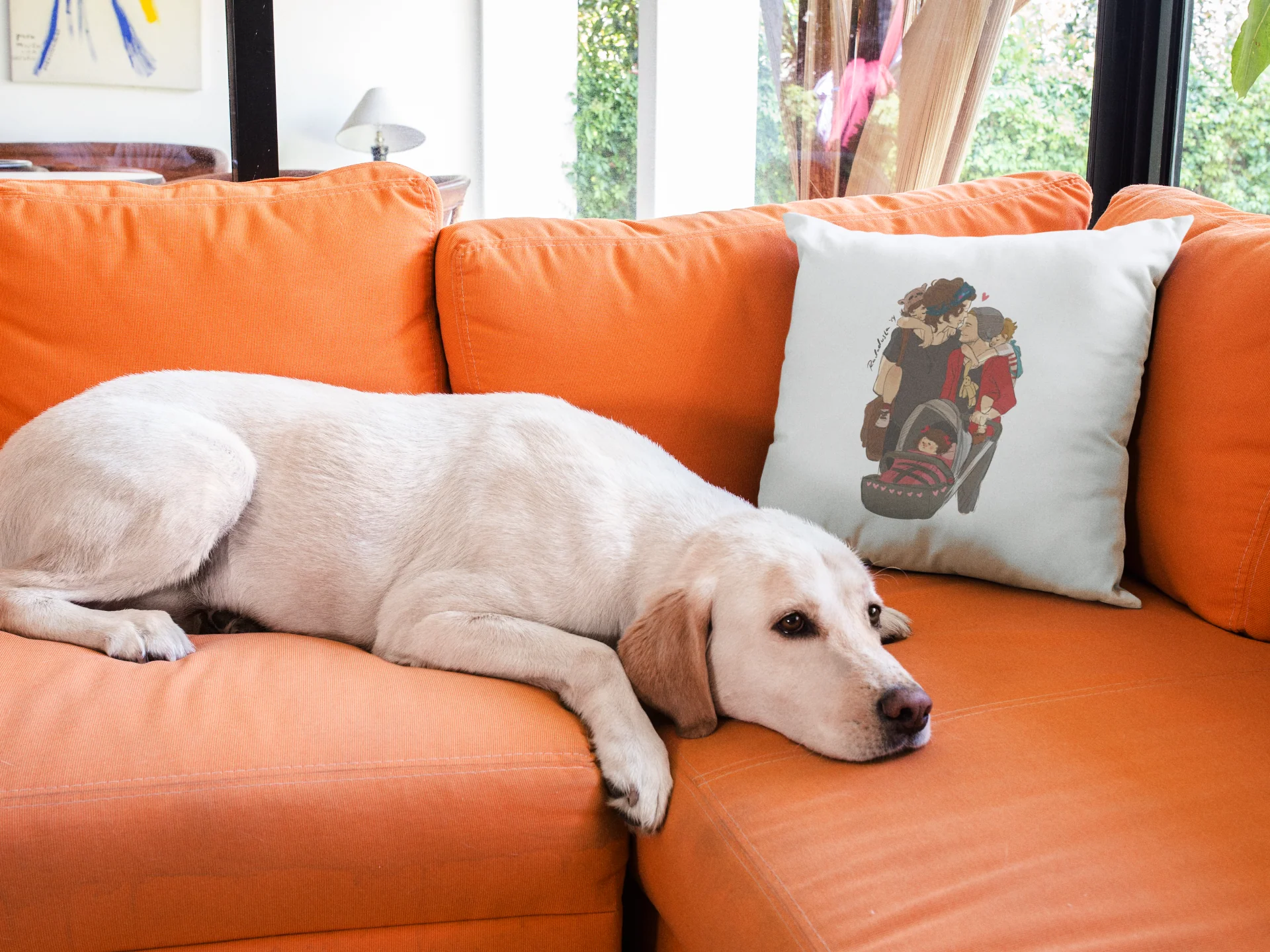Couple Printed Cushion - Image 3