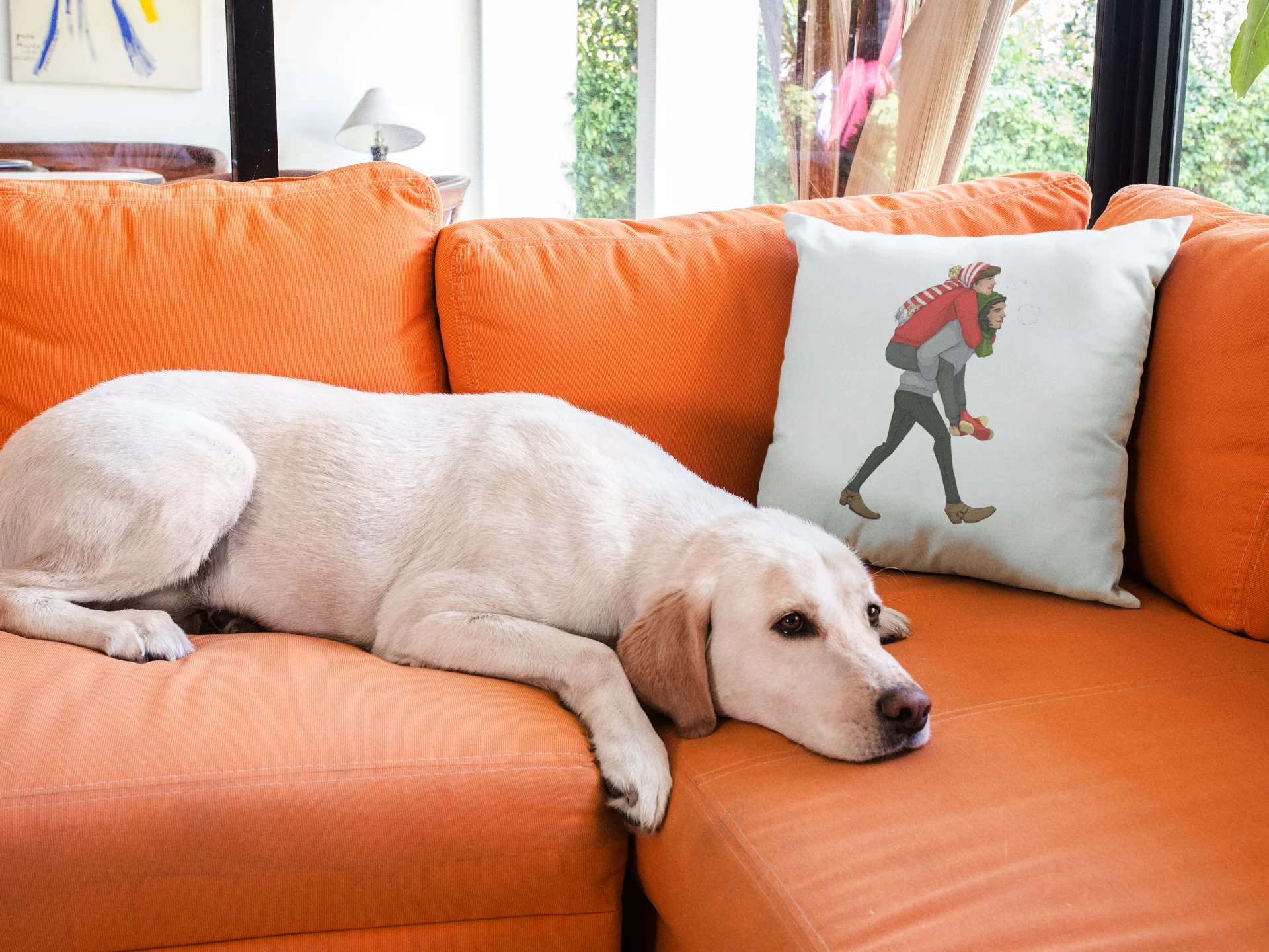 C ouple Printed Cushion - Image 3