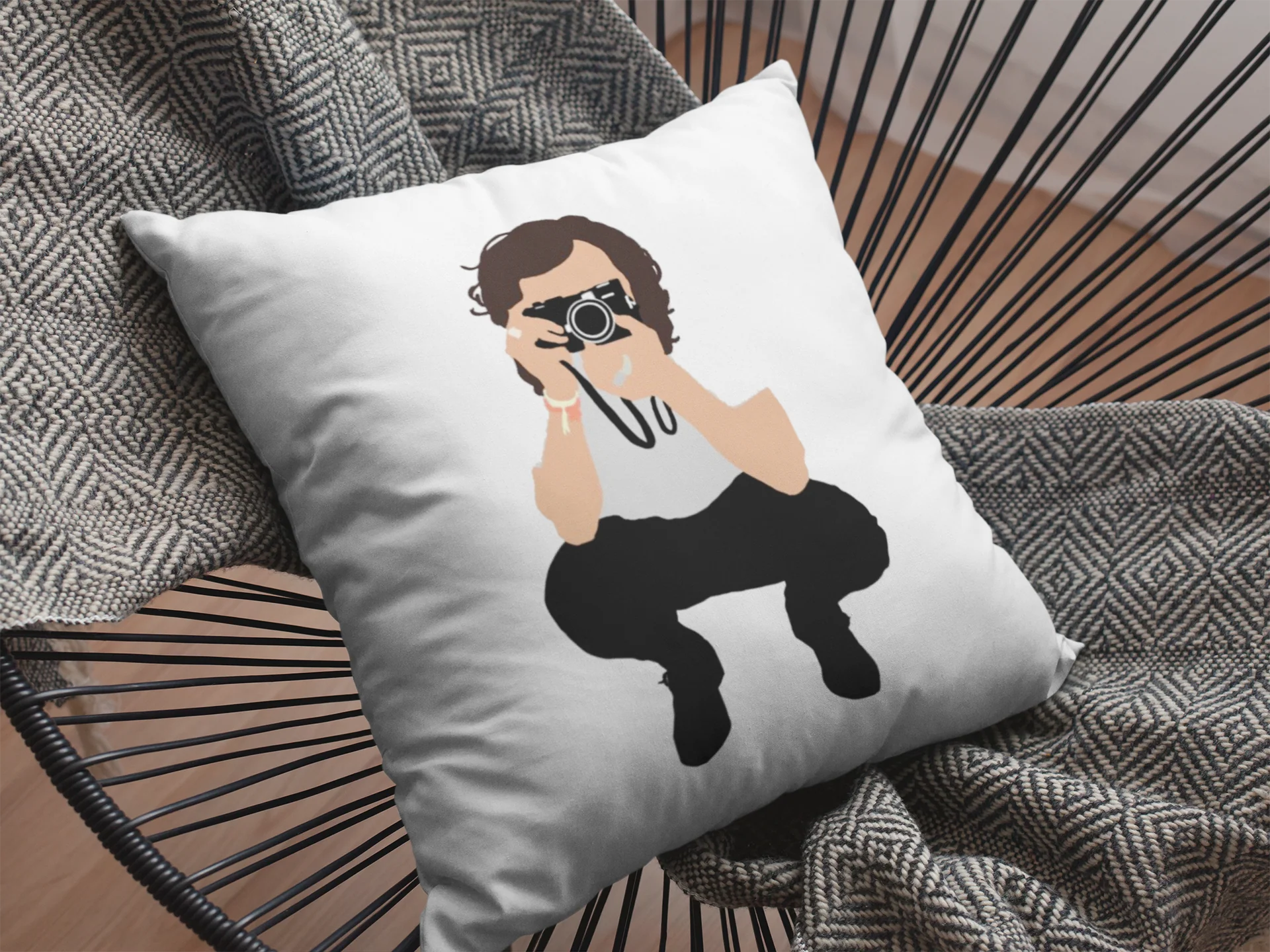 Harry Styles Printed Cushion - Image 2