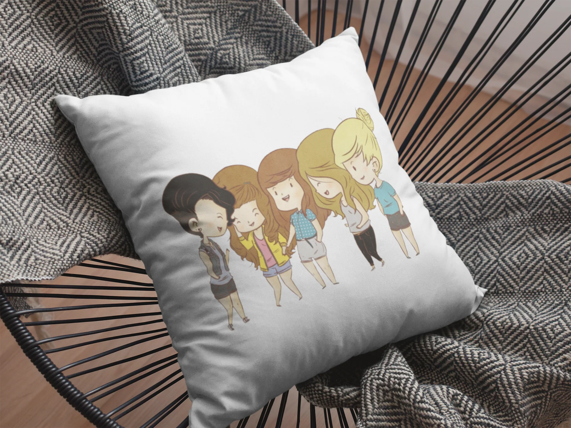 Friends Printed Cushion - Image 2
