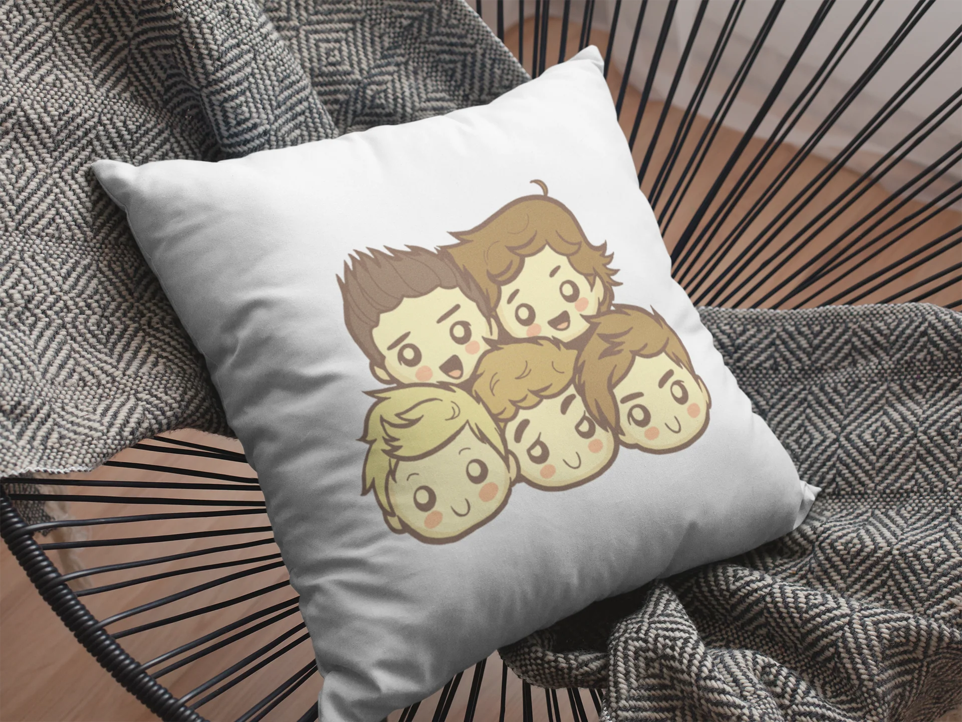 One Direction Printed Cushion - Image 2