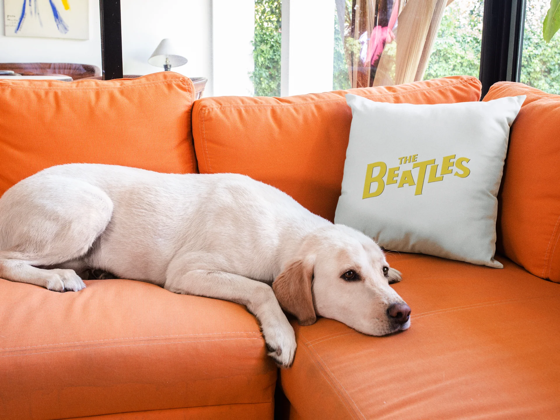 Beatles Printed Cushion - Image 3