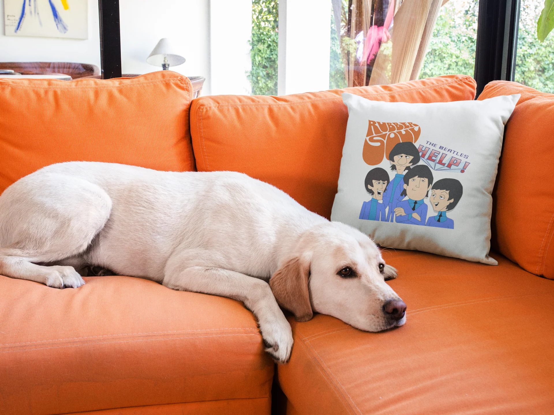 Beatles Printed Cushion - Image 3
