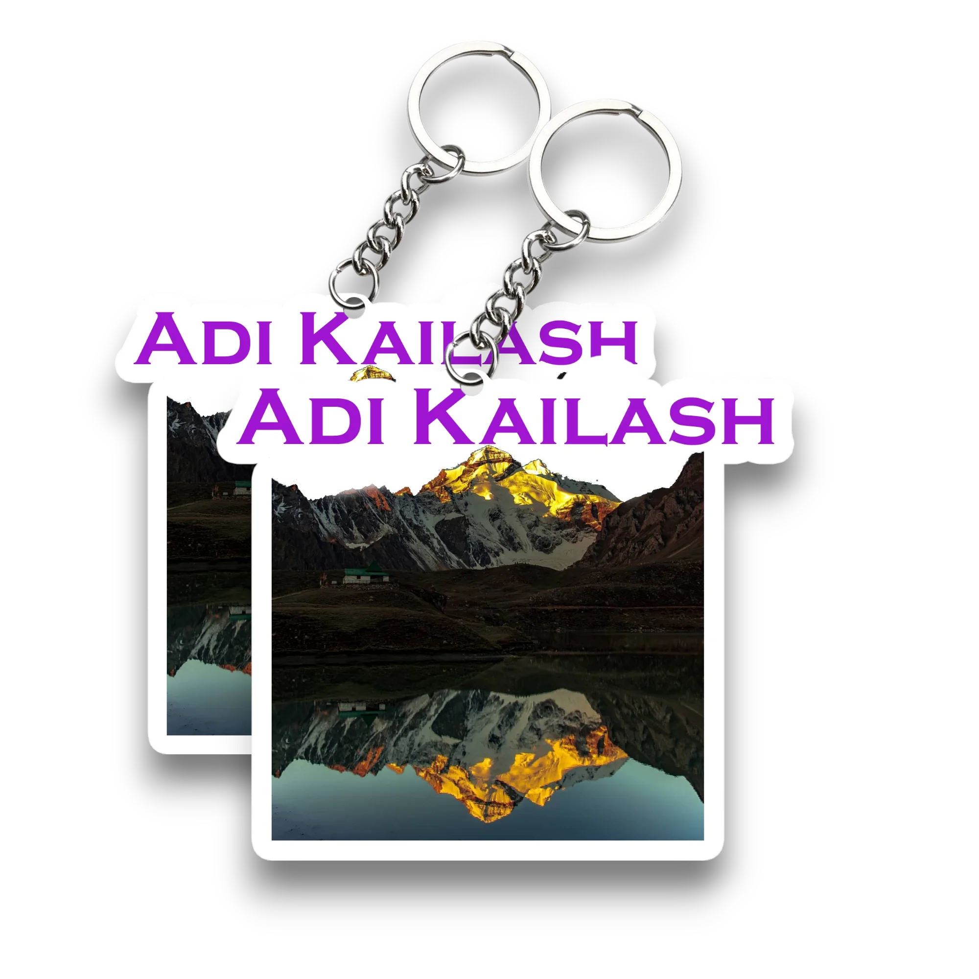 Beautiful Adi Kailash Key chain ( Set of 2 ) - Image 2