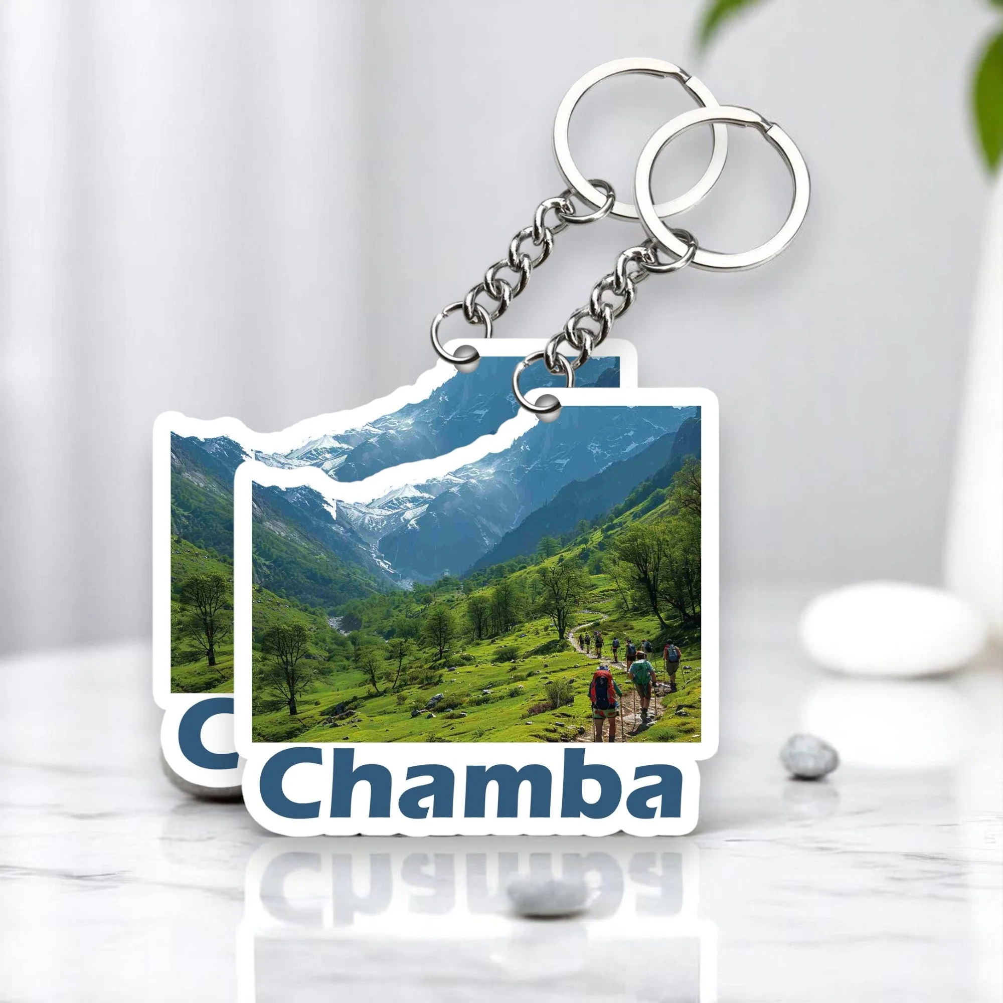 Beautiful Chamba Key chain ( Set of 2 )