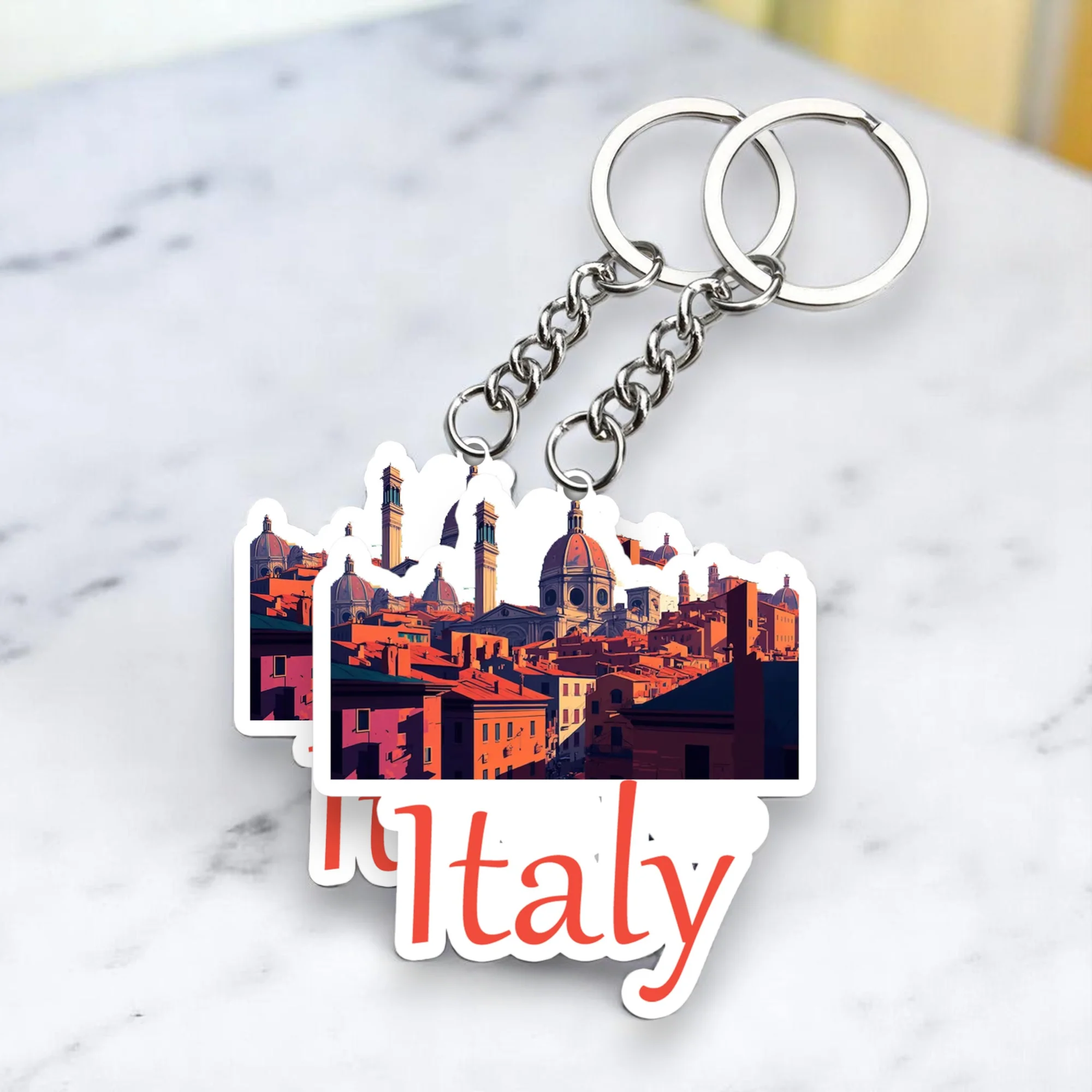 Beautiful Italy Key chain ( Set of 2 ) - Image 2
