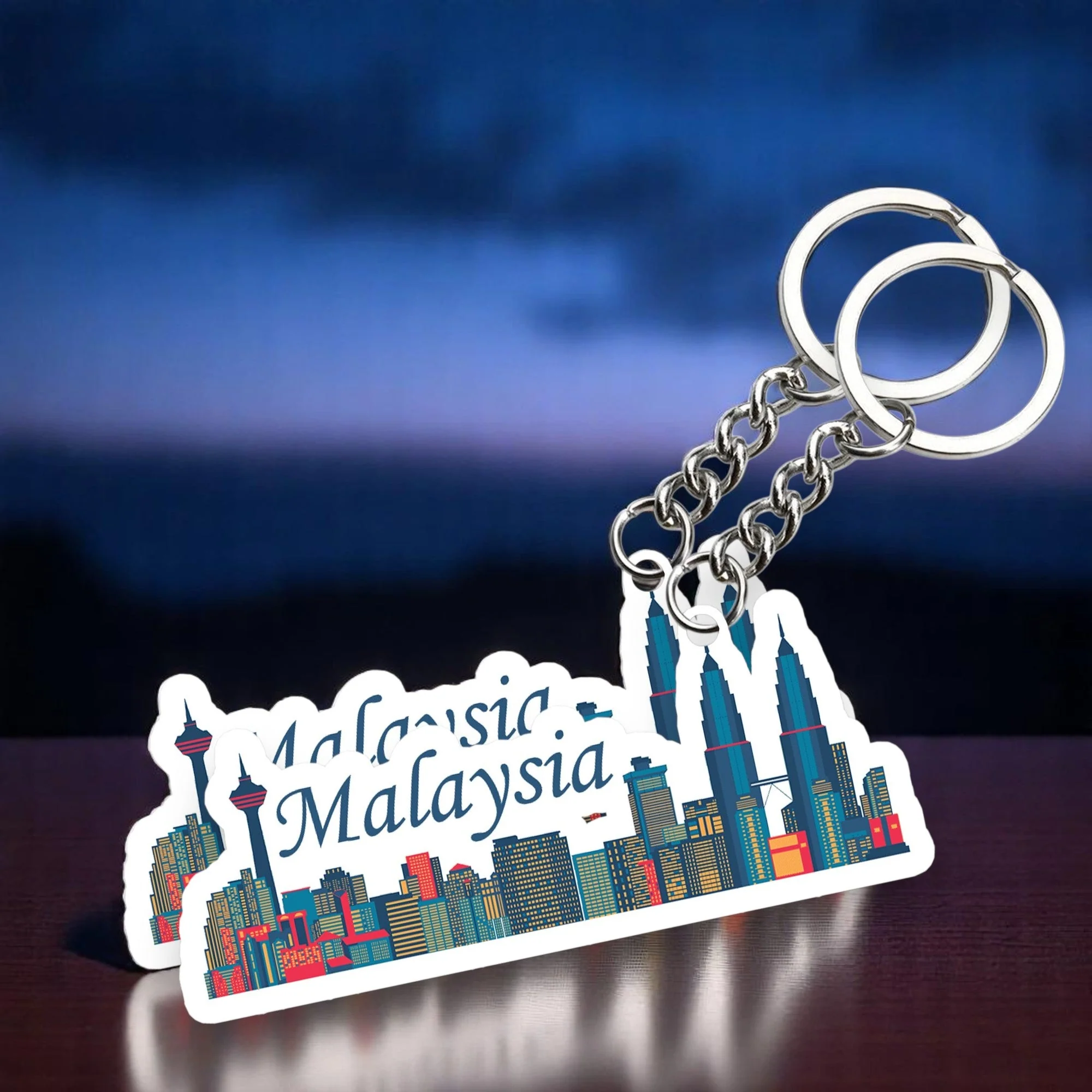 Beautiful Malaysia Key chain ( Set of 2 )