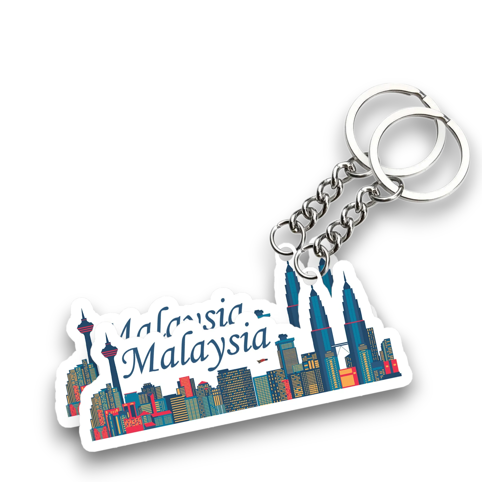 Beautiful Malaysia Key chain ( Set of 2 ) - Image 2