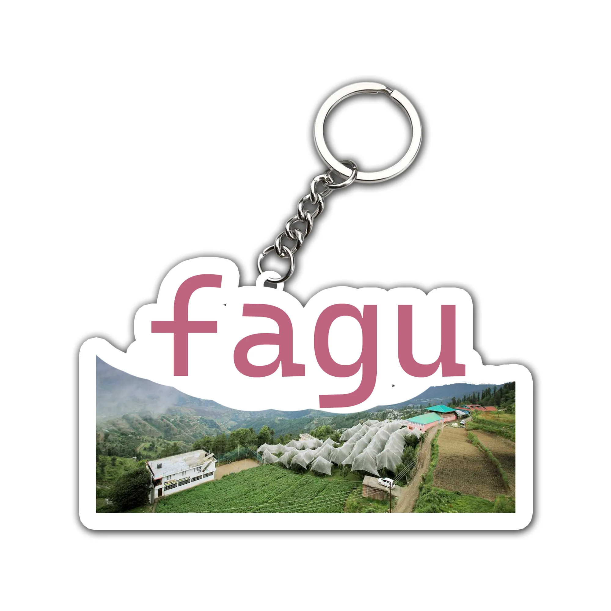 Beautiful place Fagu Key chain ( Set of 2 )
