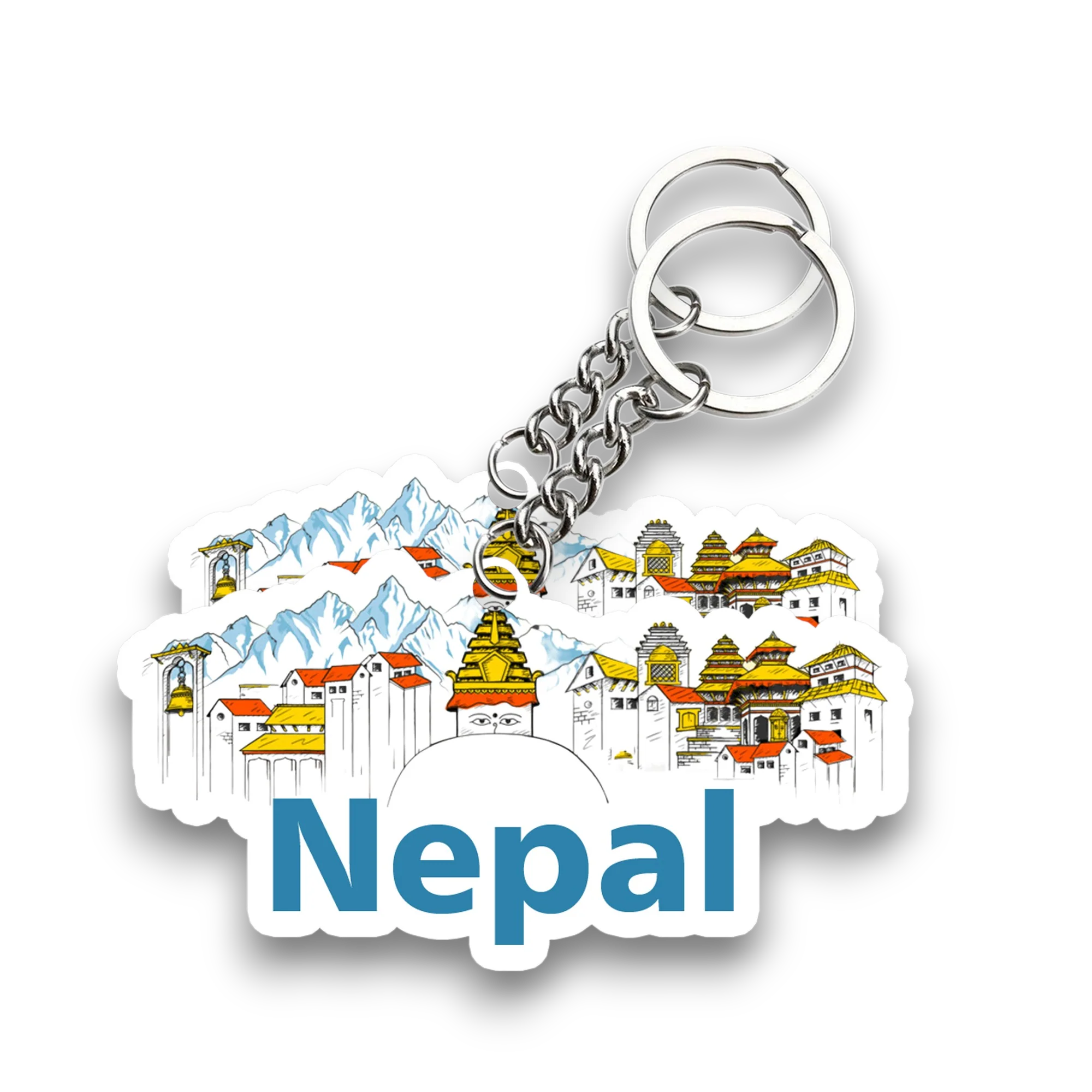Best City Nepal Key chain ( Set of 2 ) - Image 2