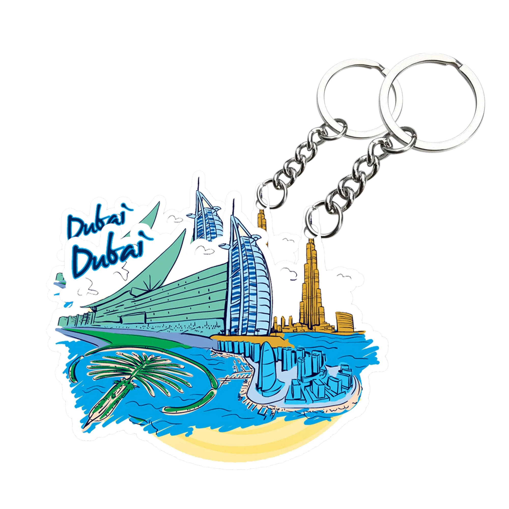 Best Dubai   Key chain ( Set of 2 ) - Image 2