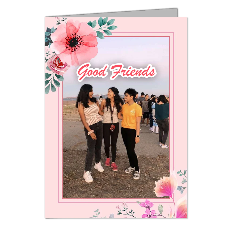 Best Freinds - Customized Greeting Card - Add Your Own Photo