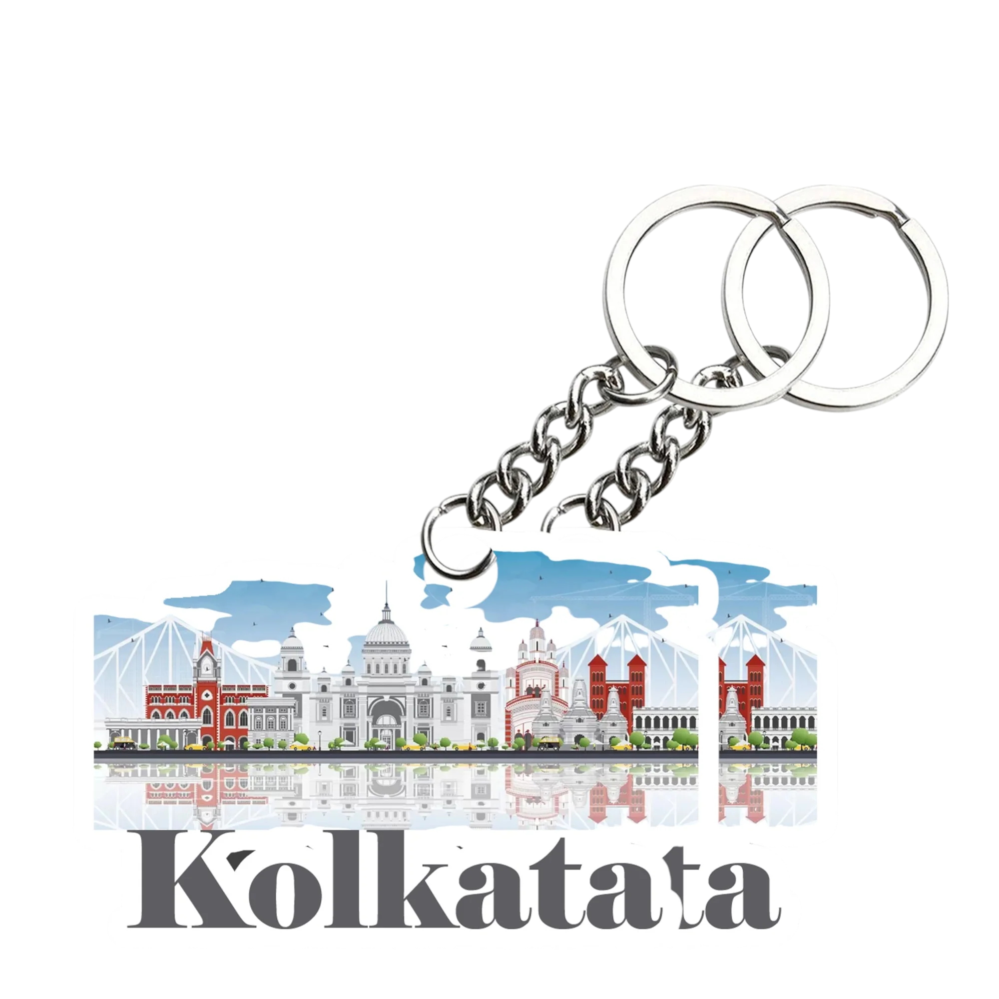 Best Kolkata City Key chain ( Set of 2 ) - Image 2
