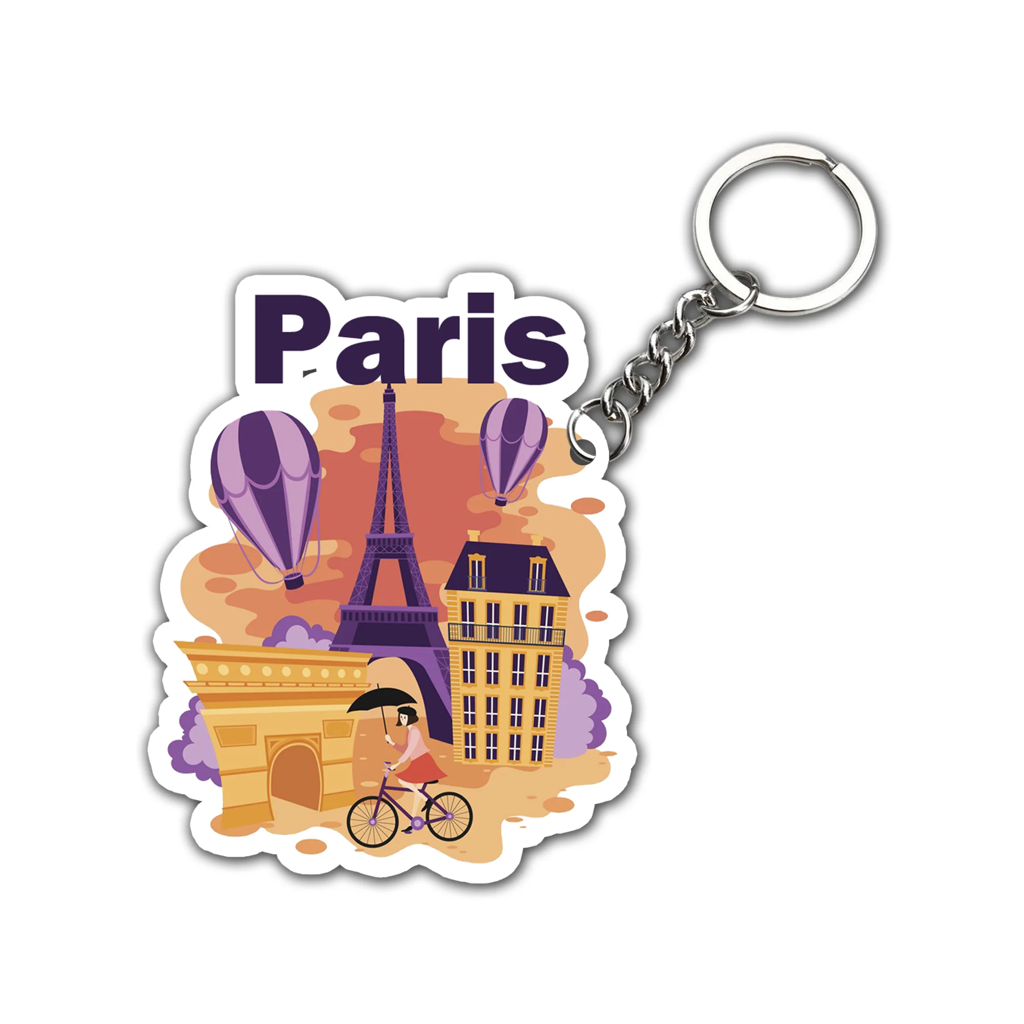 Best Paris   Key chain ( Set of 2 )