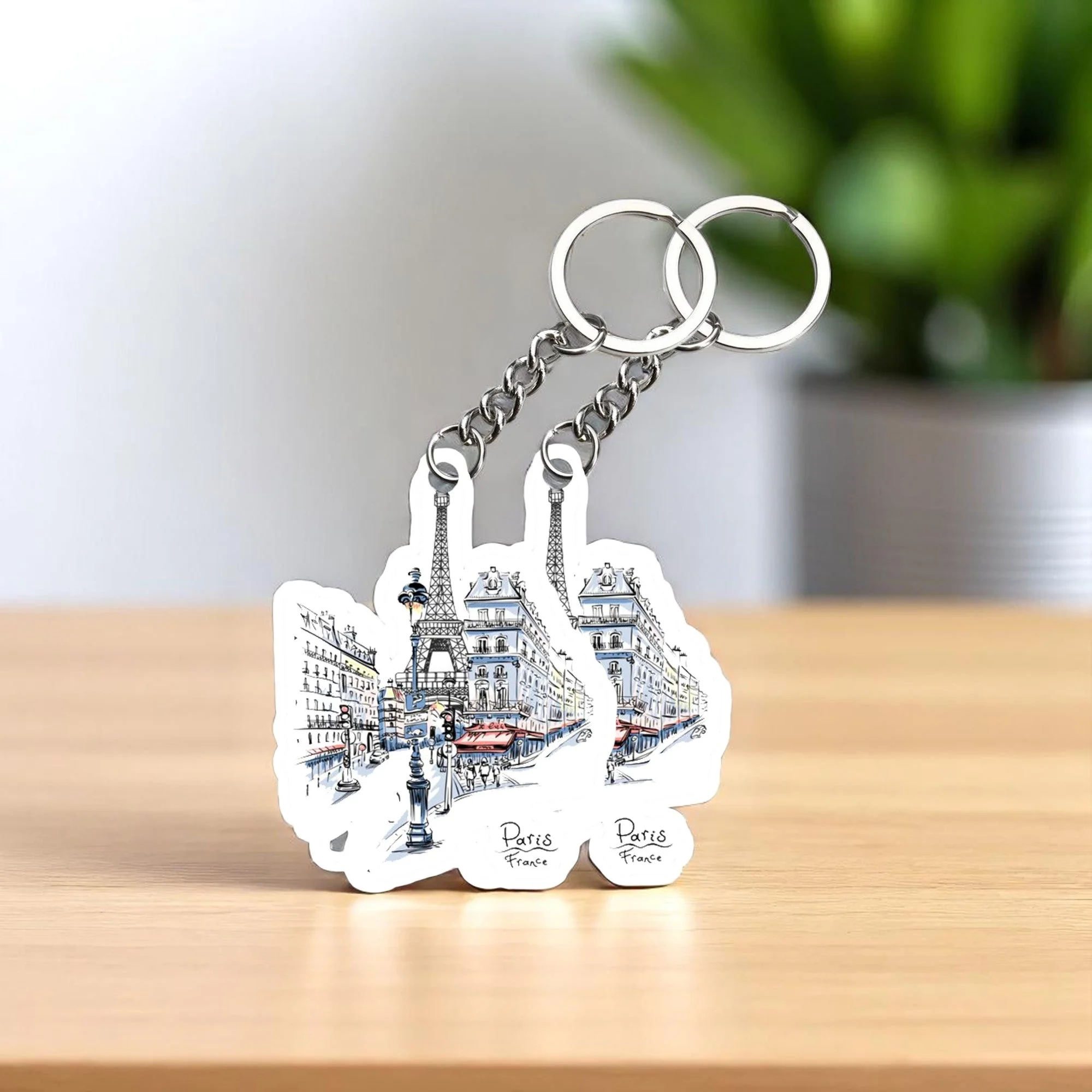 Best Paris   Key chain ( Set of 2 )