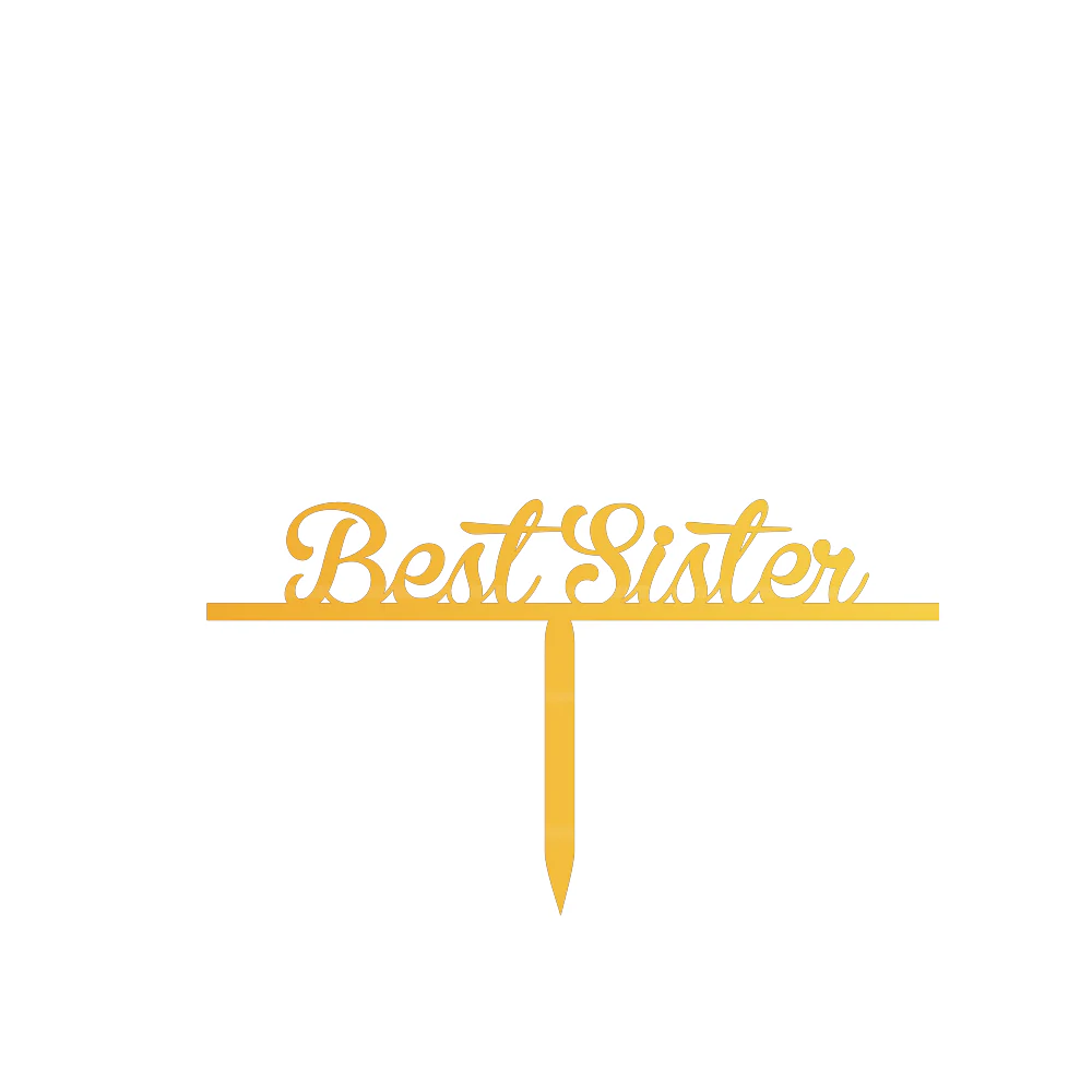 Best Sister cake topper - Image 2