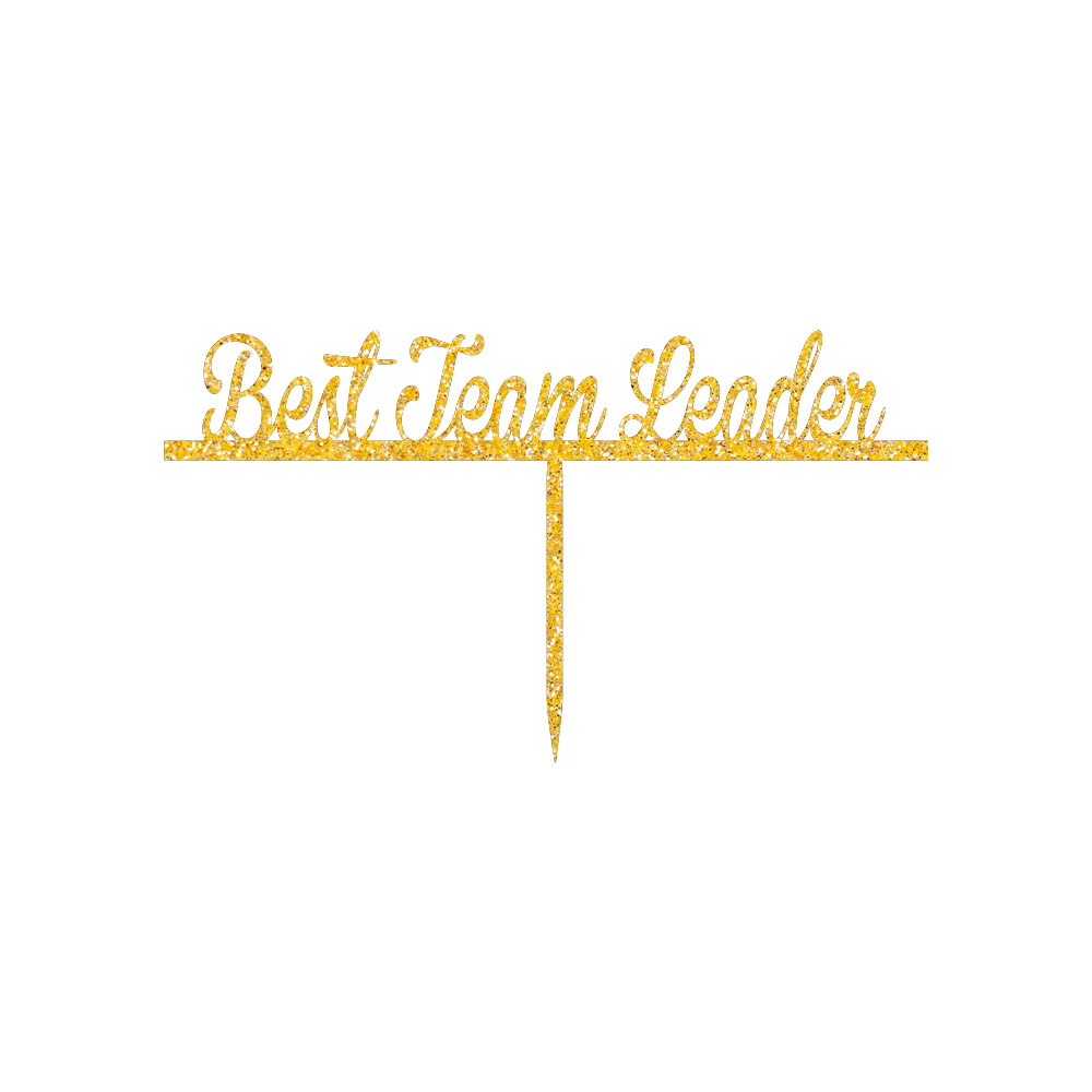 Best Team Leader cake topper - Image 3