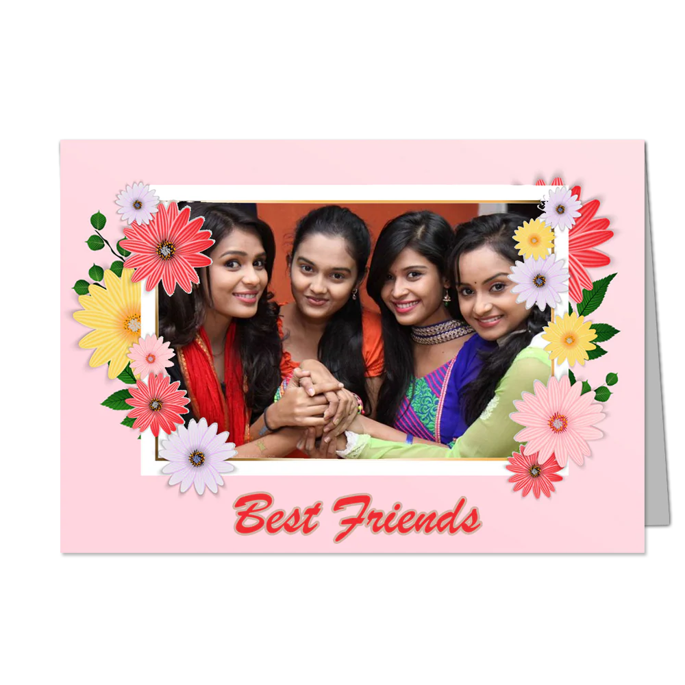Bestie   - Customized Greeting Card - Add Your Own Photo