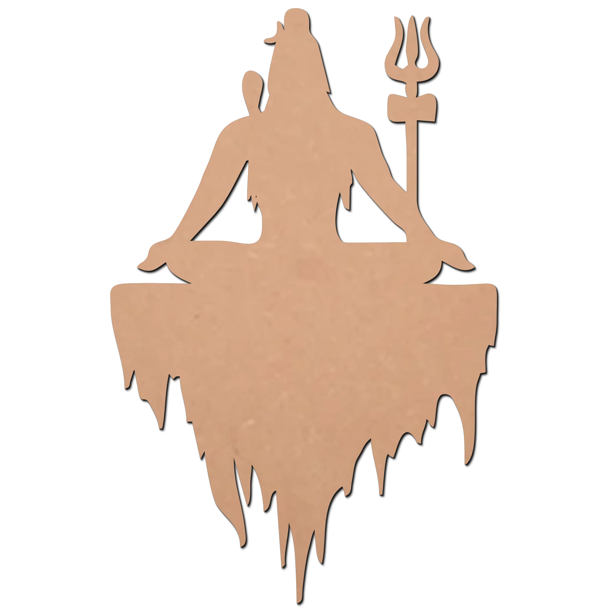 Bholenath Baba MDF Cutouts for Art and Craft Work / Craft Shapes