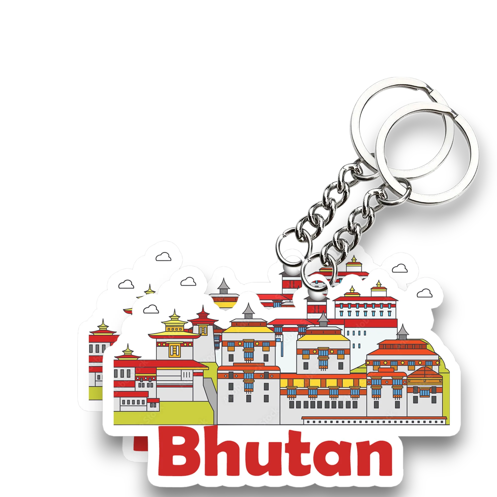Bhutan Key chain ( Set of 2 ) - Image 2