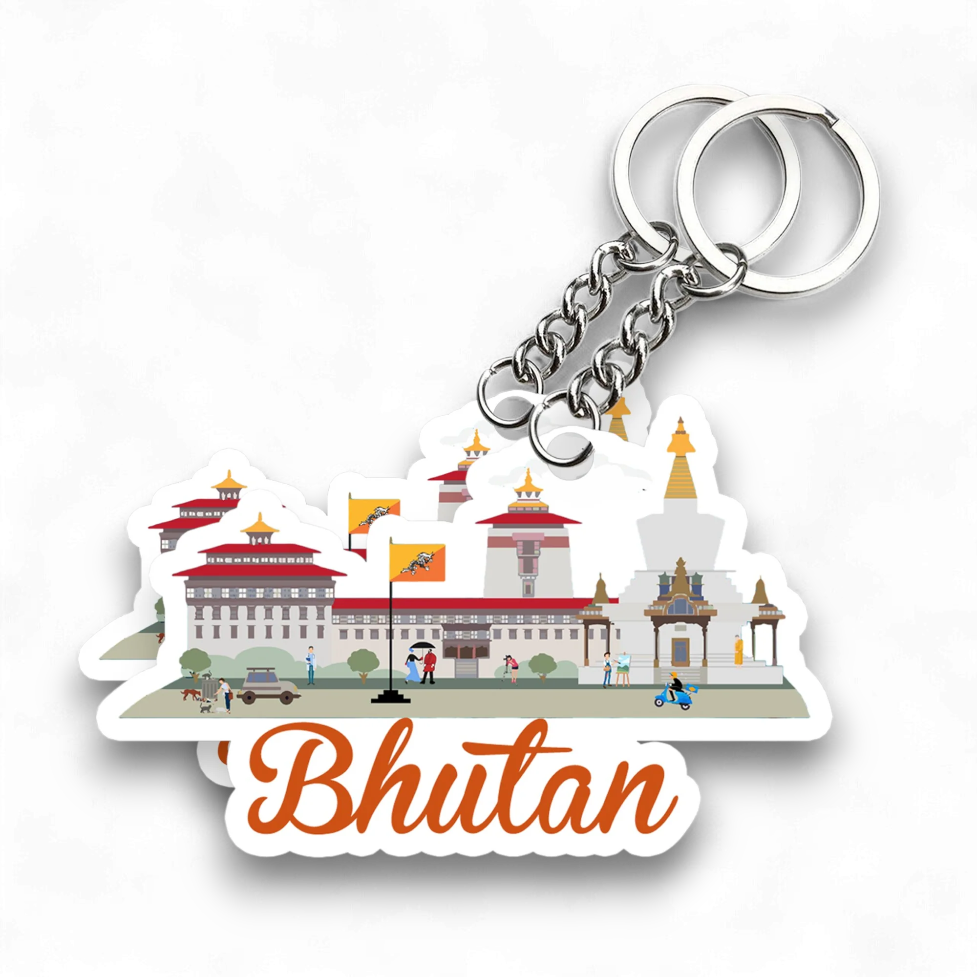 Bhutan Key chain ( Set of 2 ) - Image 2