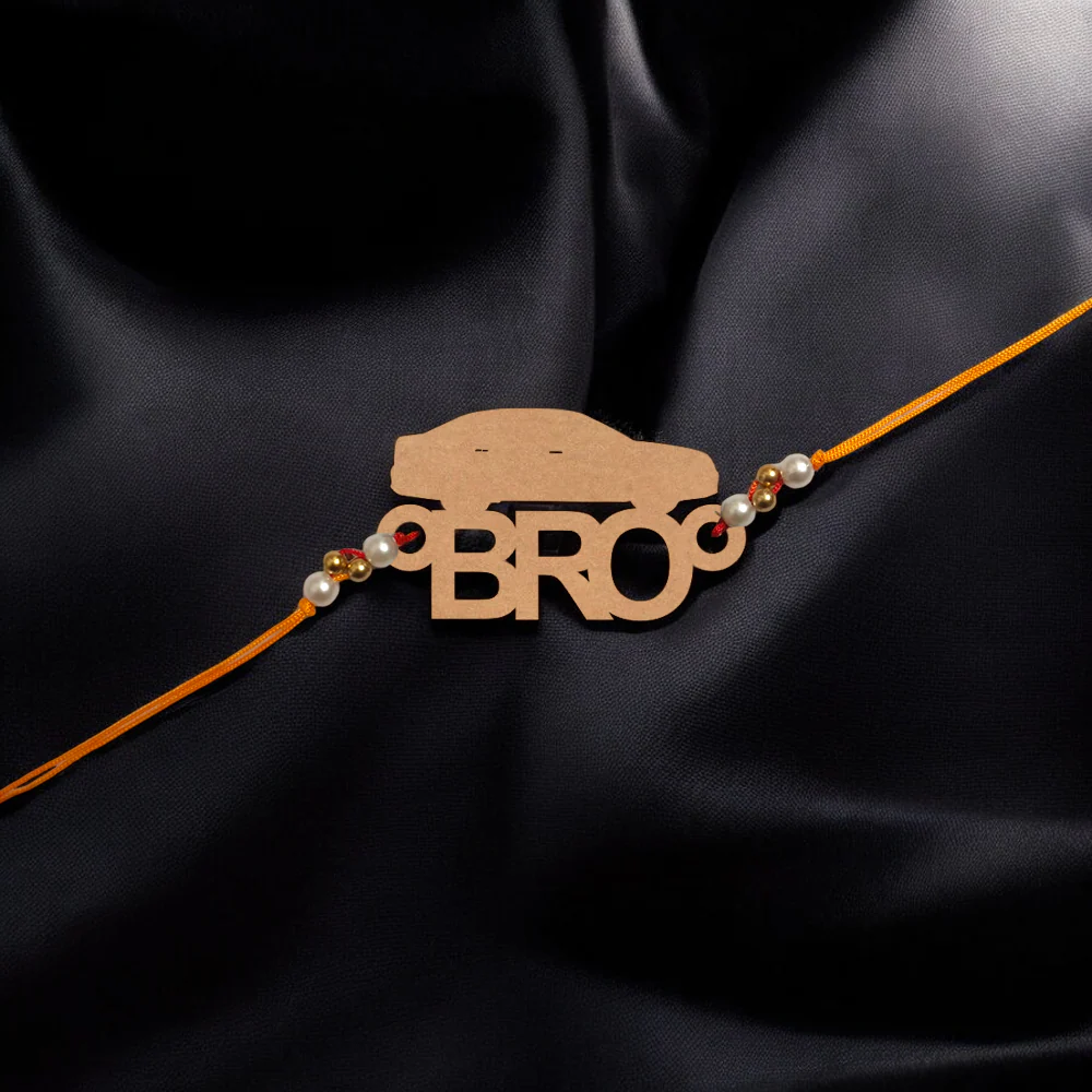 Bro Wooden Rakhi ( Car ) - Image 3